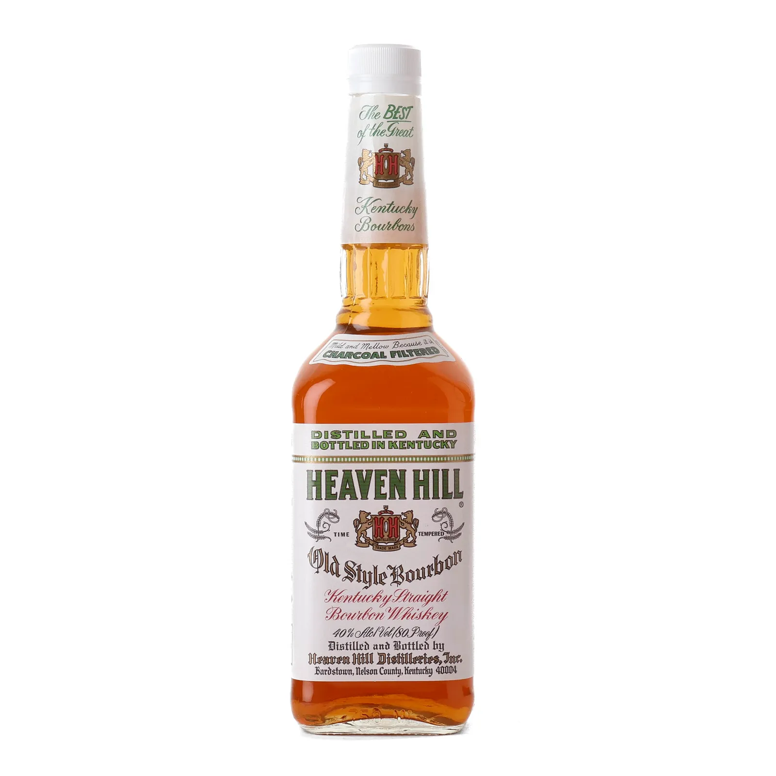 Heaven Hill Old Style Bourbon, New Charred Oak Cask, 40% whisky bottle