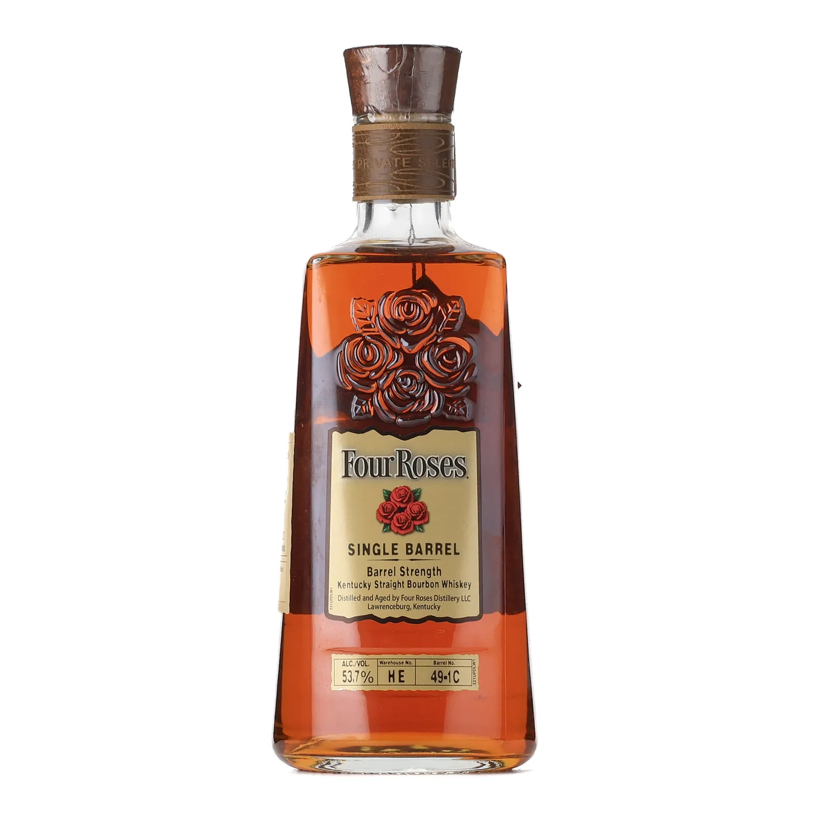 Four Roses Single Barrel Barrel Strength OESO Mammoth Liquors Private Selection 10 Year Old, Cask #49-1C, 2023, 53.7% whisky bottle
