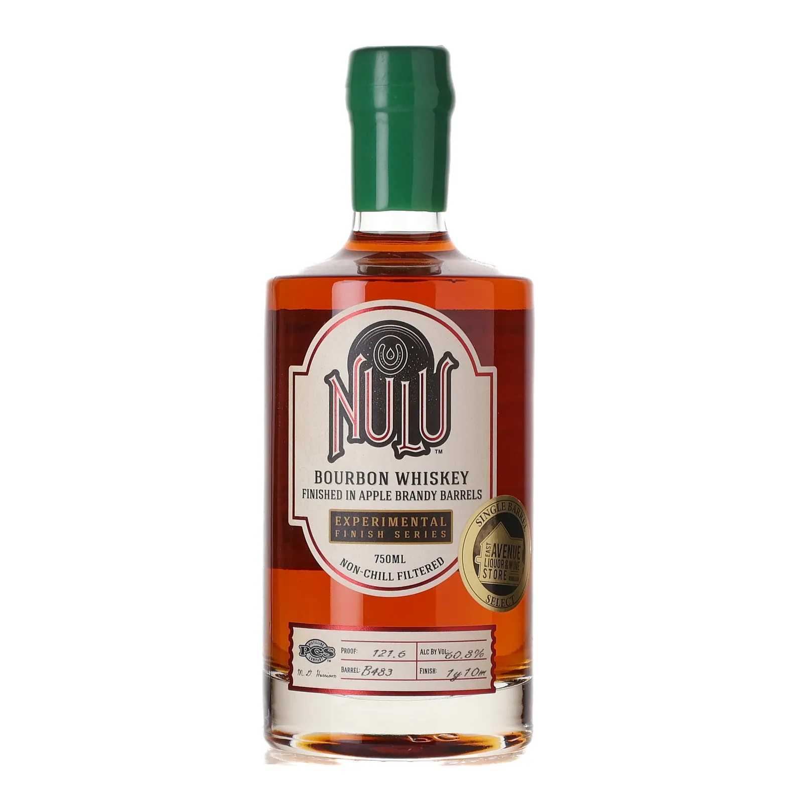 Nulu Experimental Finish Series Apple Brandy Barrel 7 Year Old, Apple Brandy Cask, Cask #B483, Prohibition Craft Spirits, 60.8% whisky bottle