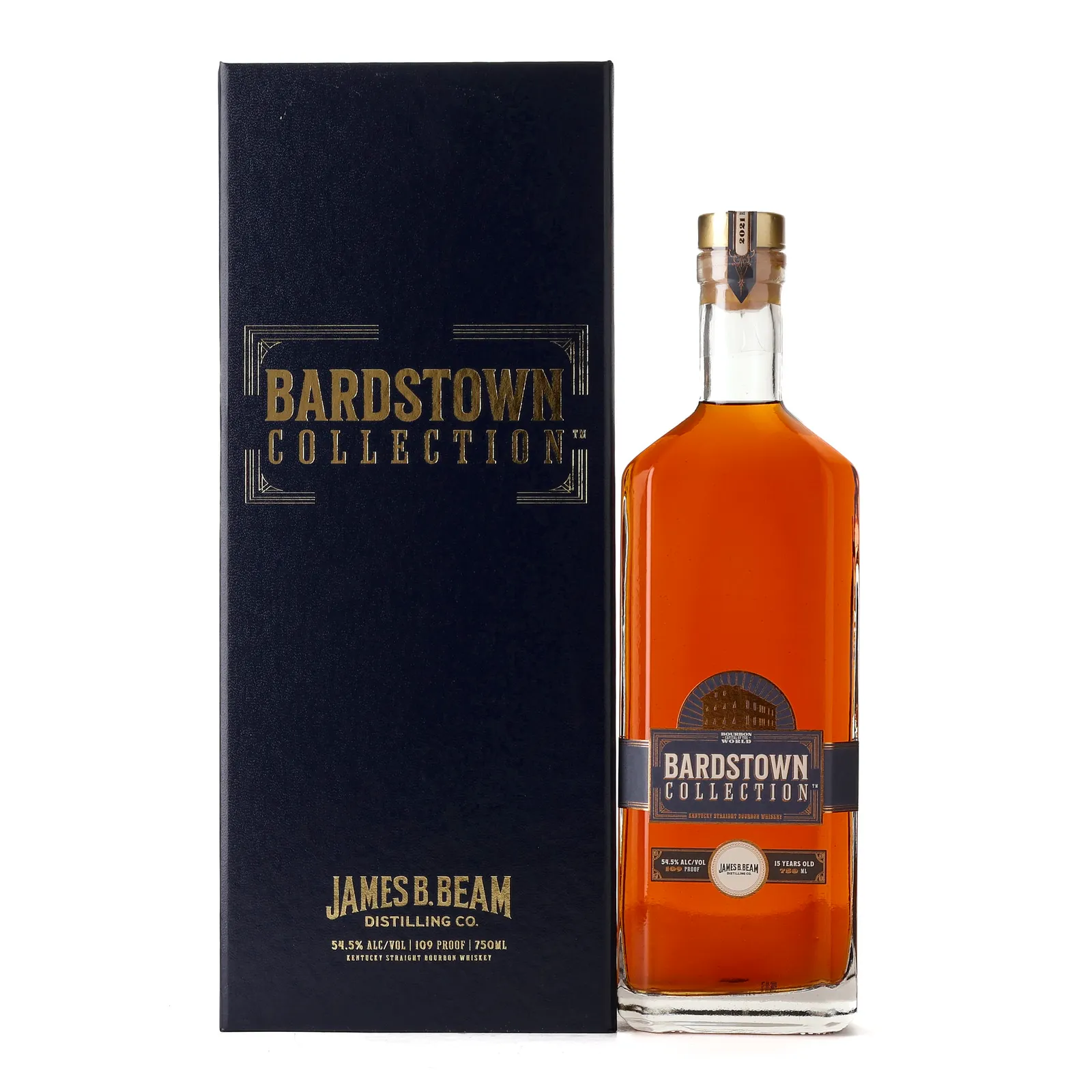 James B. Beam Bardstown Collection 15 Year Old, 2021, 54.5% whisky bottle
