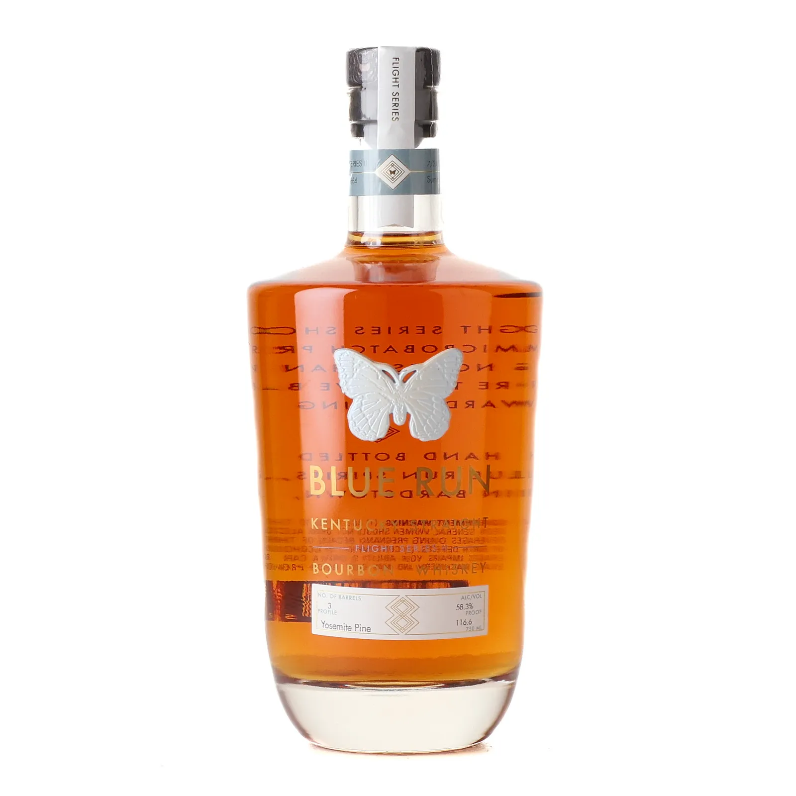 Blue Run Flight Series II: Yosemite Pine, 2023, 58.3% whisky bottle
