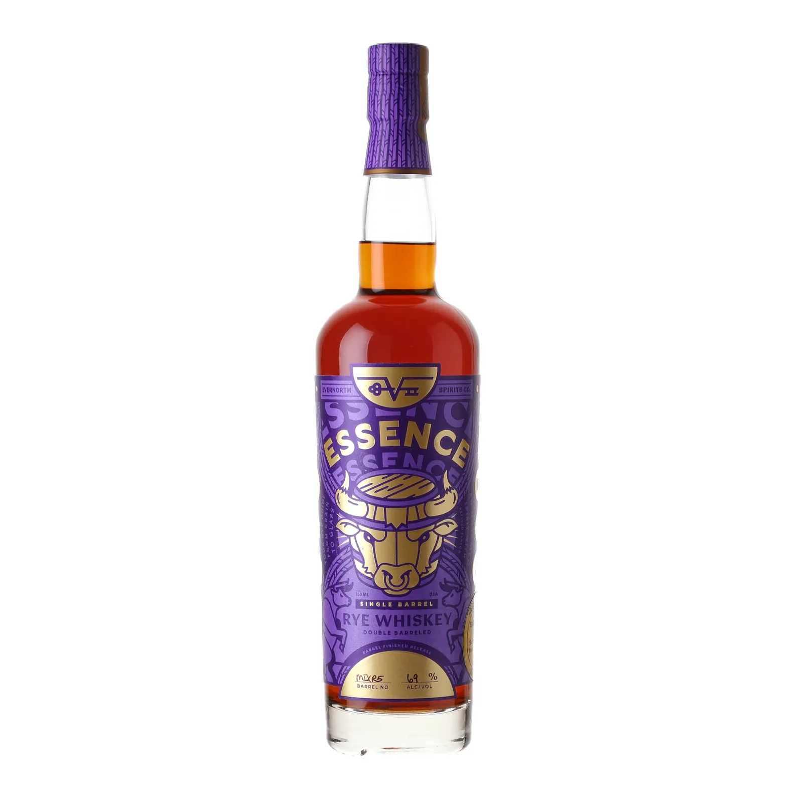 Evernorth Spirits Co. Essence Rye Siciliano's Private Barrel Selection 9 Year Old, New Charred Oak Cask, Cask #MIXR5, 69% whisky bottle