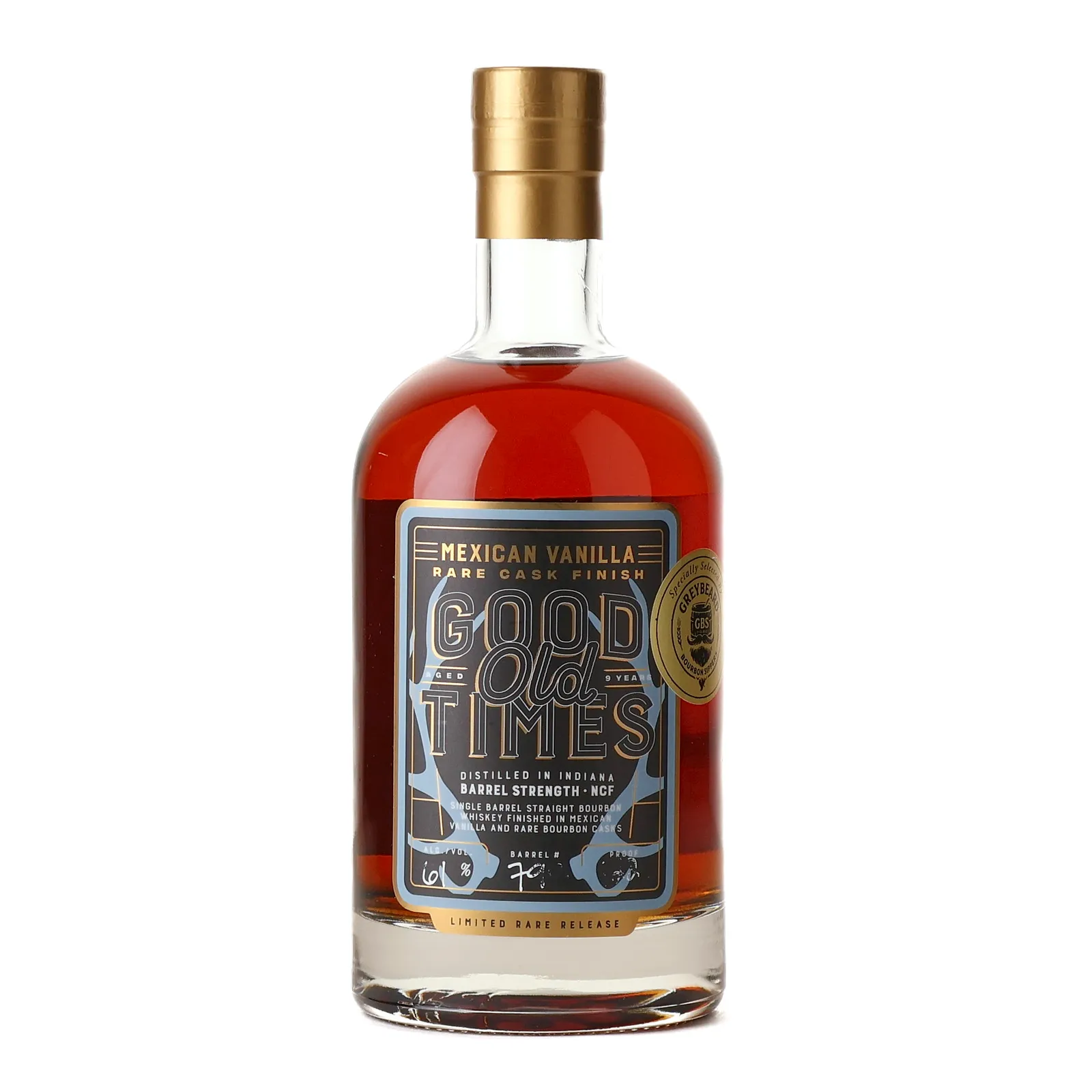 Good Old Times Mexican Vanilla Rare Cask Finish GBS Private Barrel Selection 9 Year Old, Cask #79, 61% whisky bottle