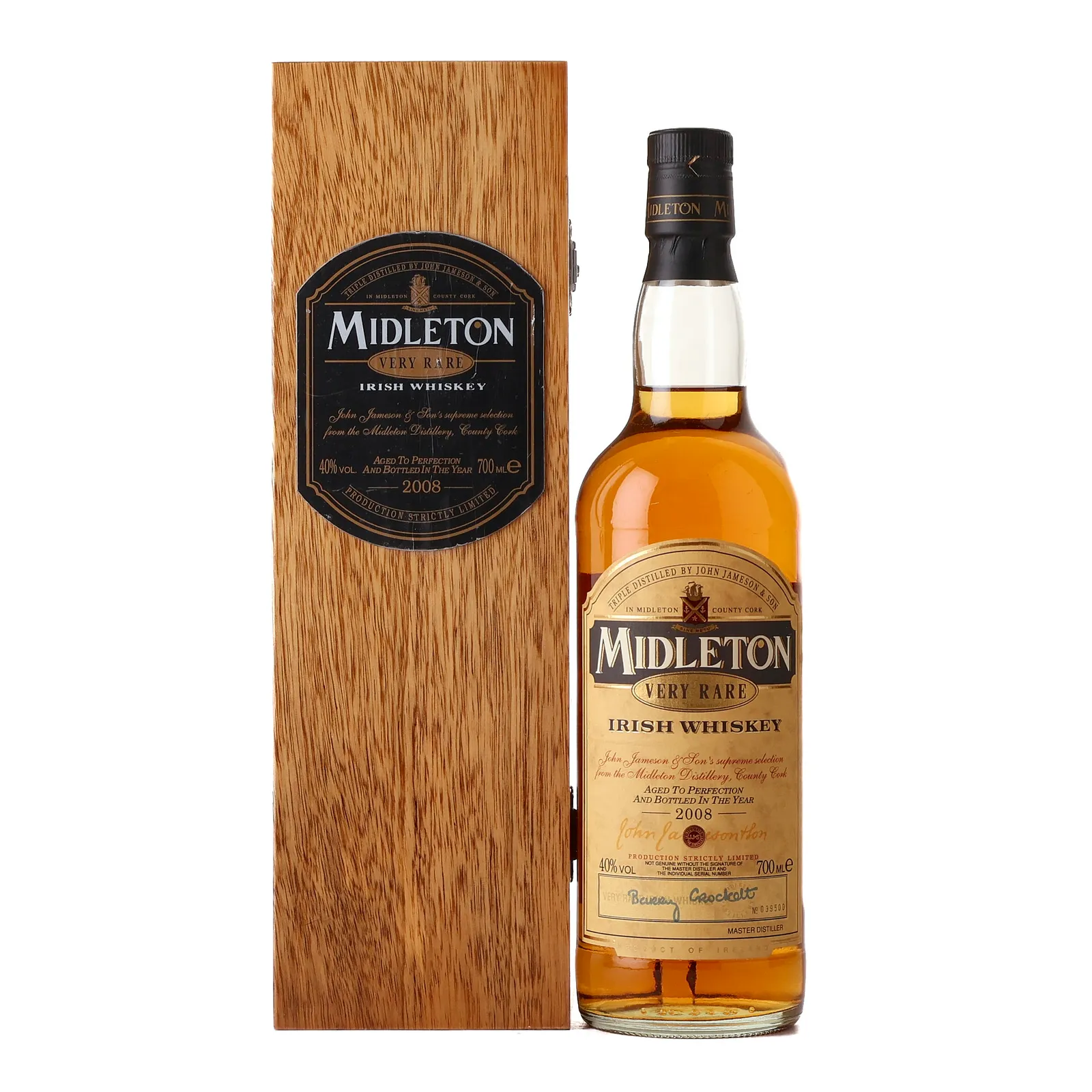Midleton Very Rare, Bourbon Cask, 2008, 40% whisky bottle