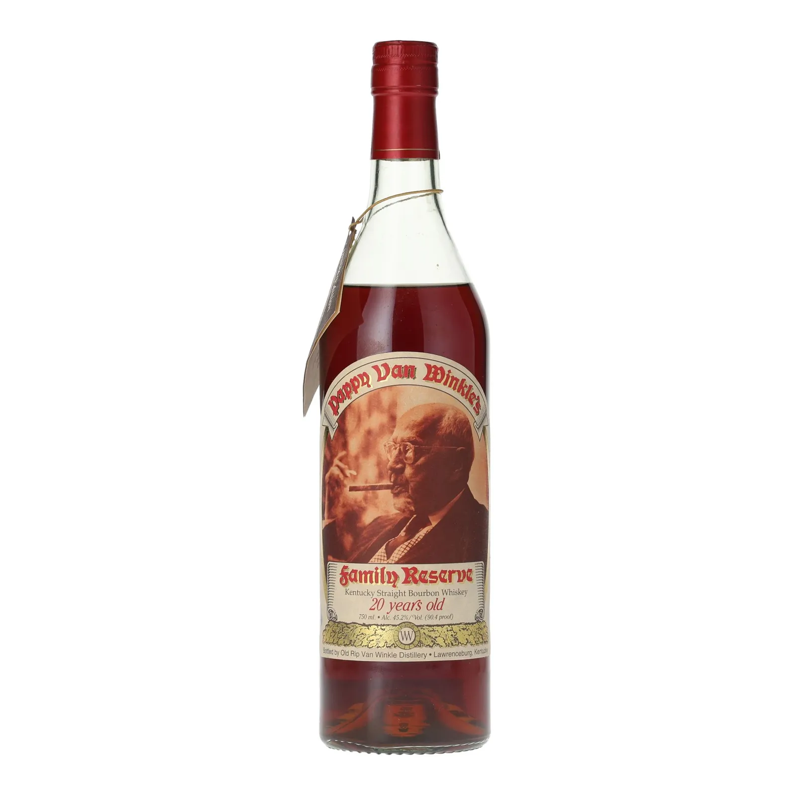 Pappy Van Winkle Family Reserve 20 Year Old, New Charred Oak Cask, 45.2% whisky bottle