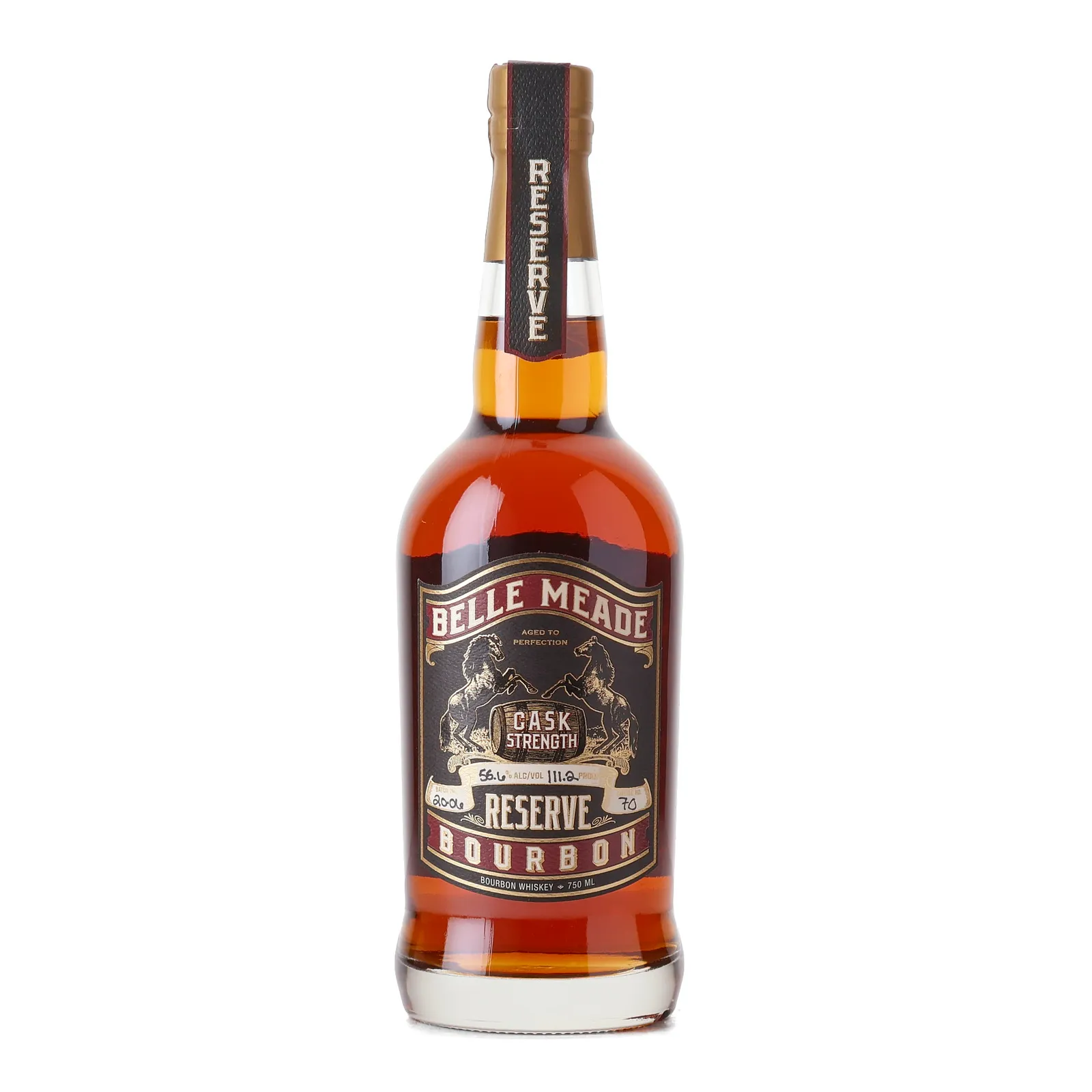 Belle Meade Reserve Cask Strength Bourbon, Batch No. 20-06, 55.6% whisky bottle