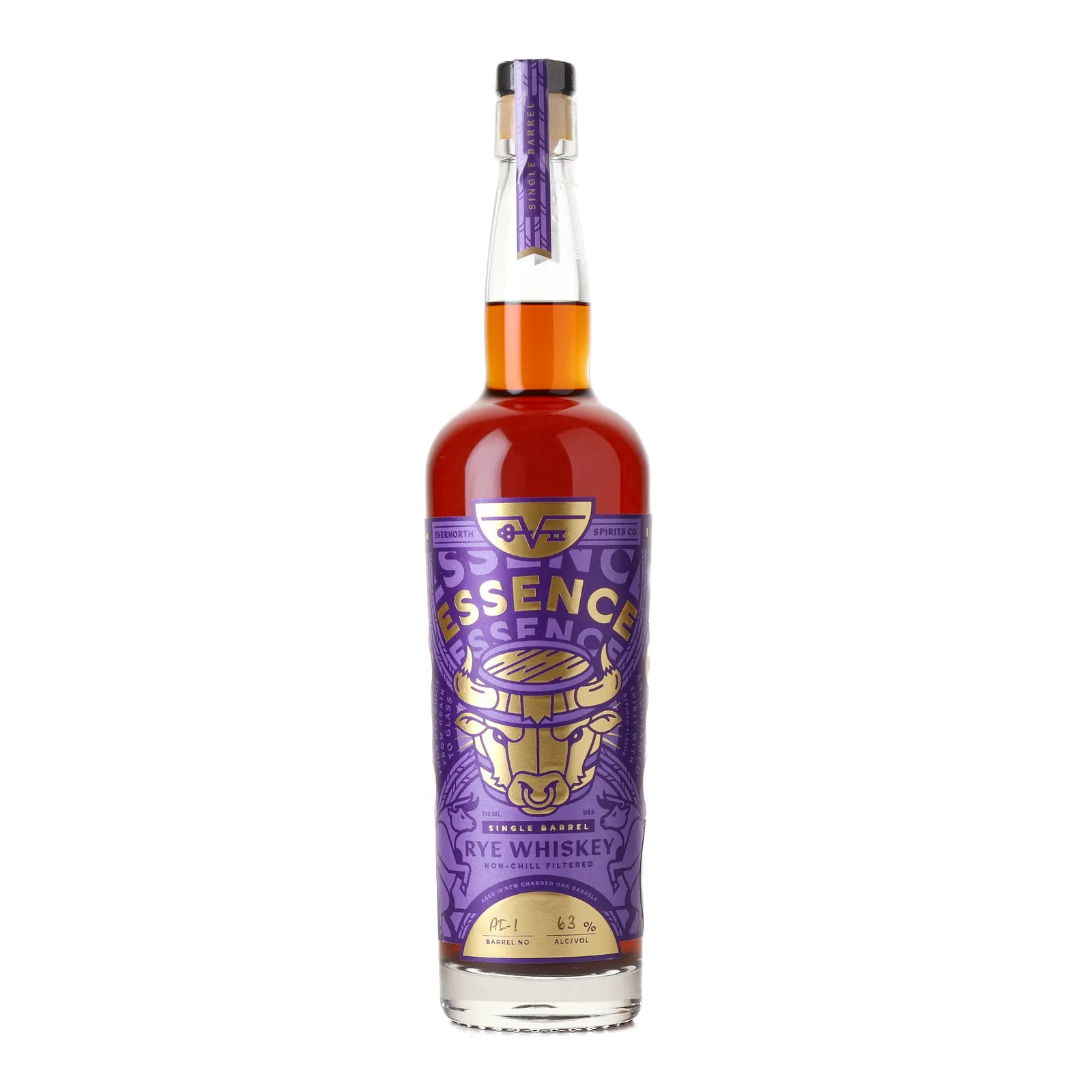 Evernorth Spirits Essence 6 Year Old, Cask #AI-1, 63% whisky bottle