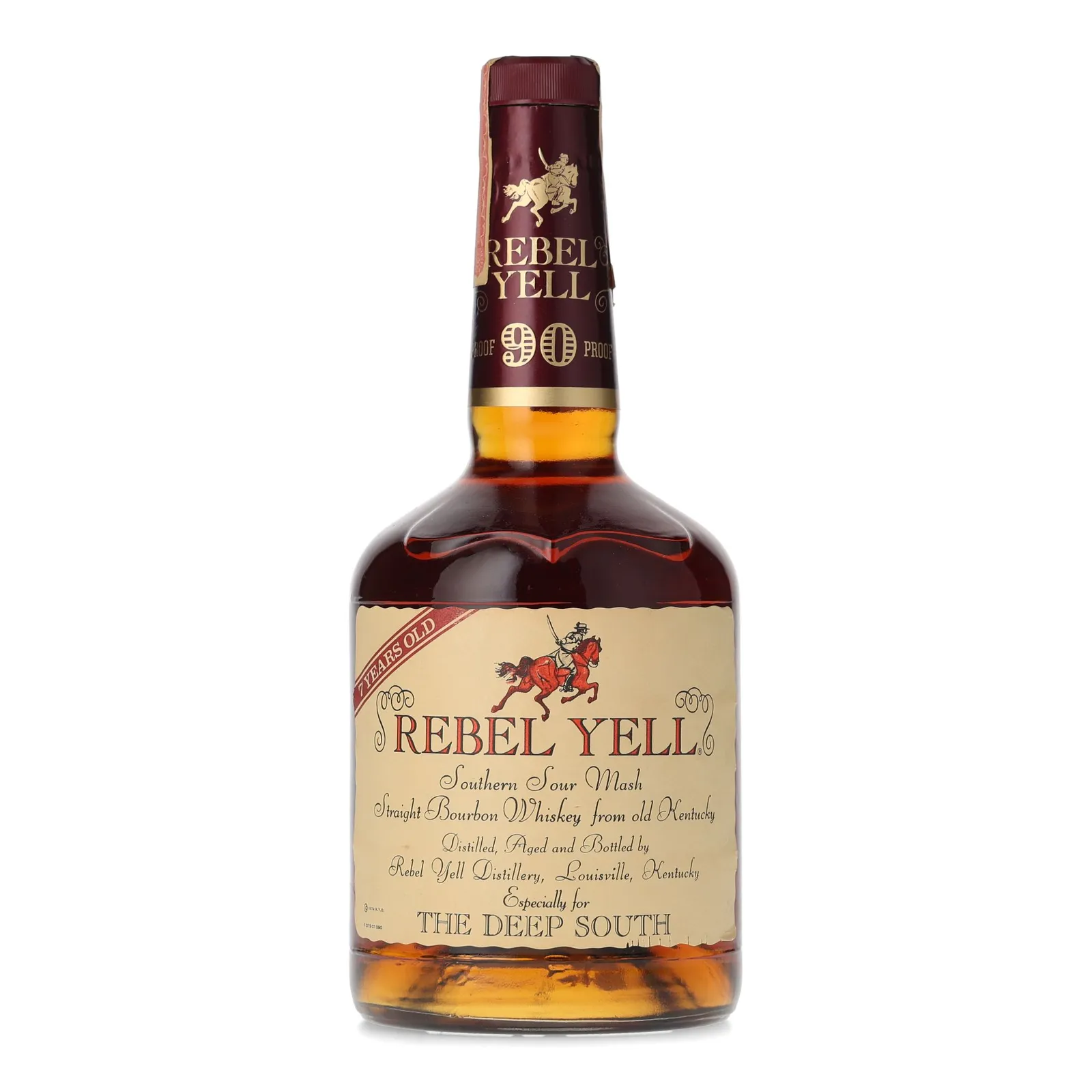 Rebel Yell 'The Deep South' 7 Year Old, 45% whisky bottle