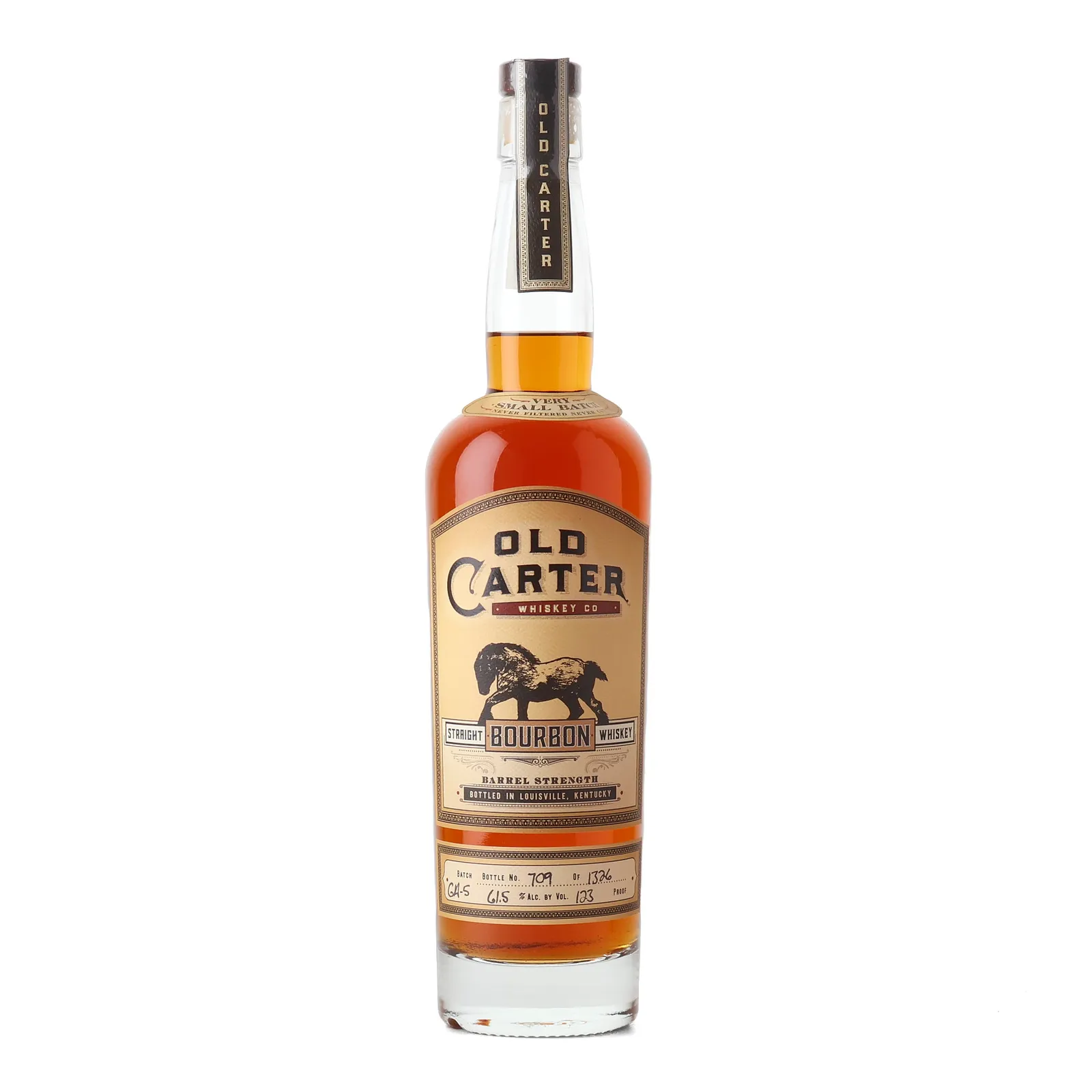 Old Carter Very Small Batch No. Bourbon, Batch No. GA-5, 2024, 61.5% whisky bottle