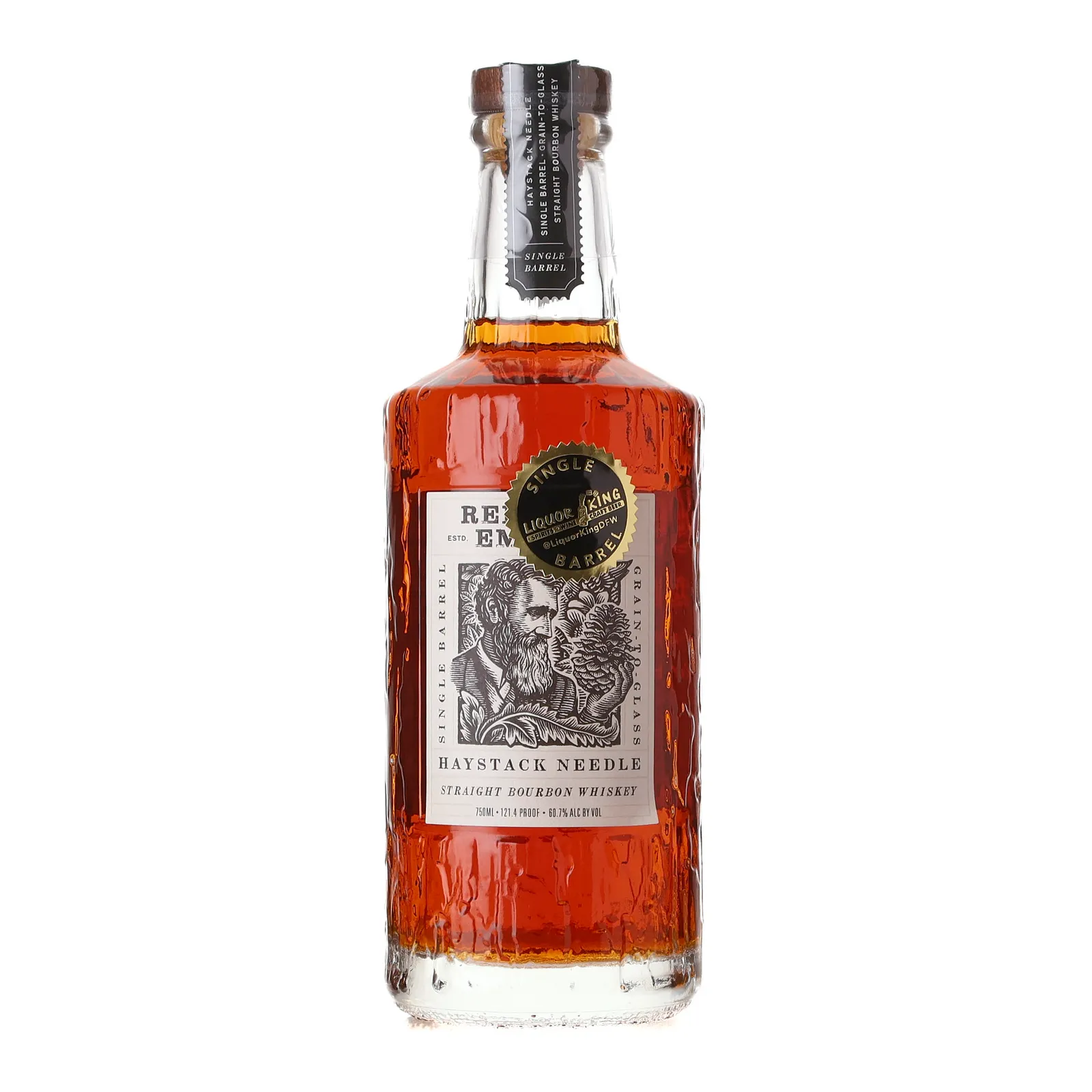 Redwood Empire Haystack Needle Single Barrel 8 Year Old, New American Oak Cask, Cask #2823, Liquor King, 60.7% whisky bottle
