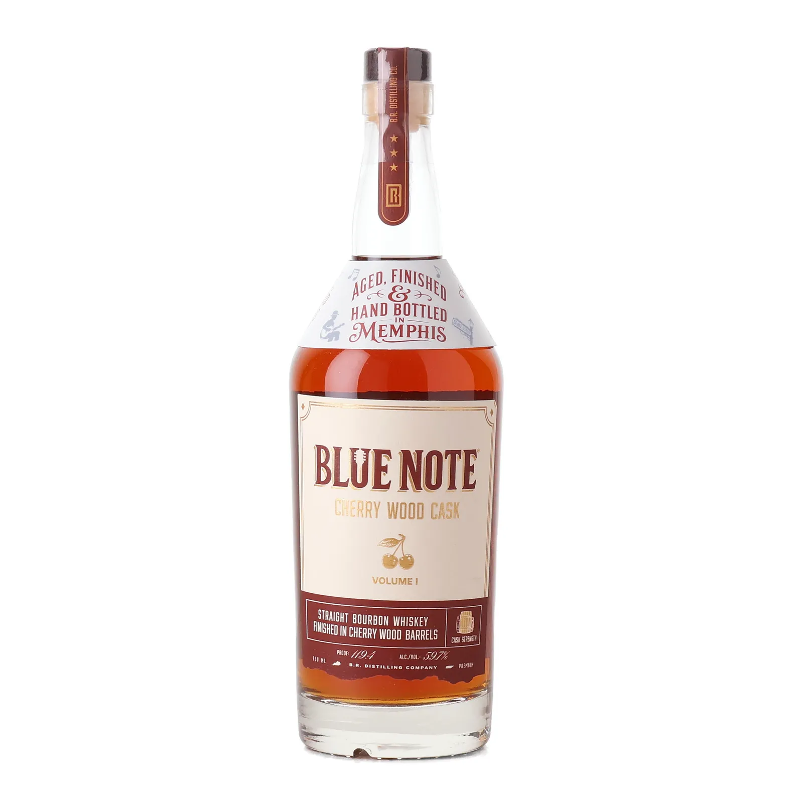 Blue Note Cherry Wood Cask, Cherry Wood Cask, Volume 1, 2026, 59.7% whisky bottle