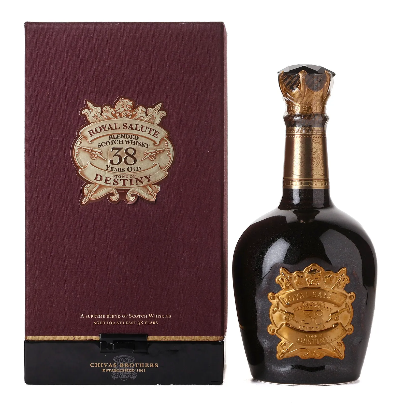 Chivas Royal Salute Stone of Destiny 38 Year Old, Sherry Cask, 2005, 40%, 50cl whisky bottle