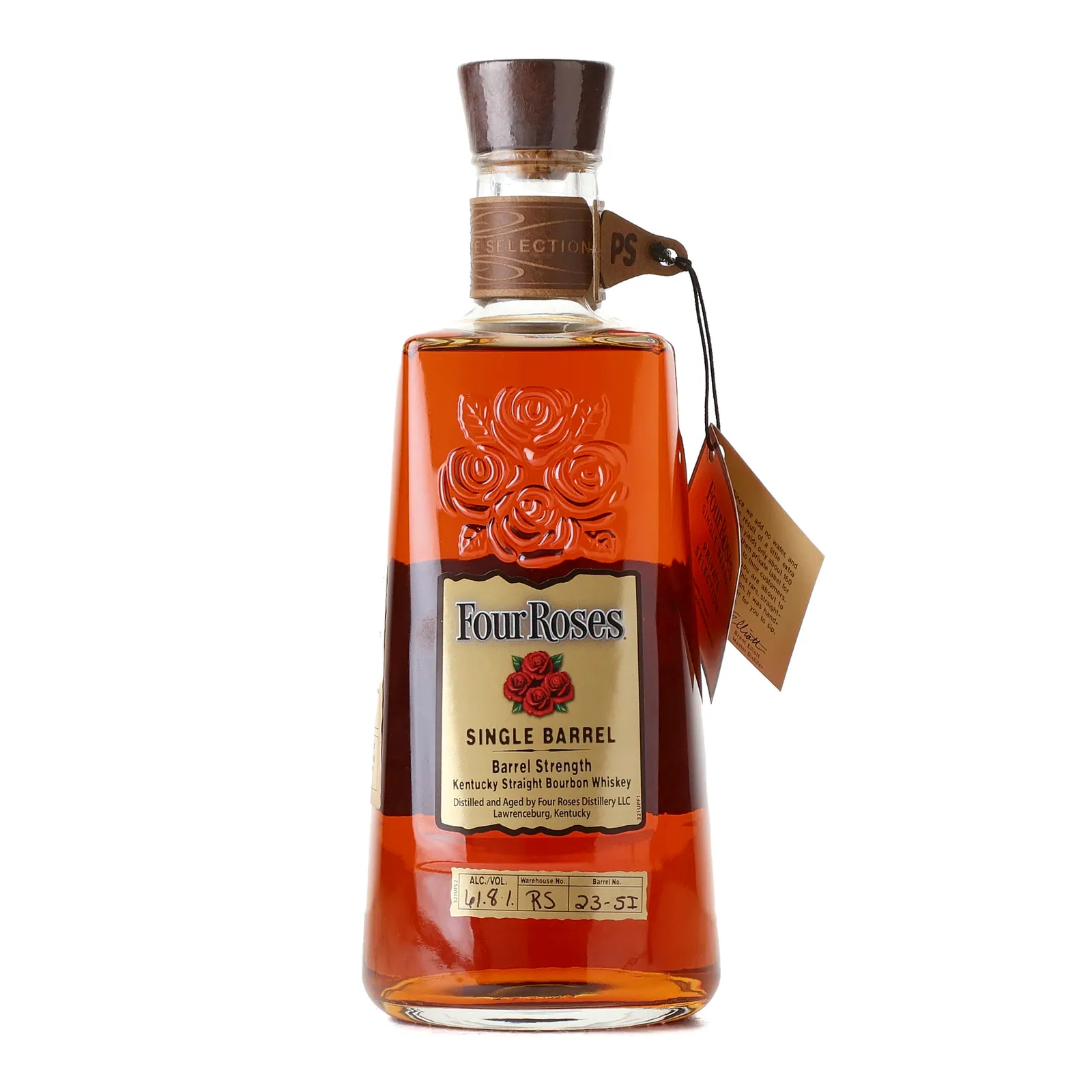Four Roses Single Barrel Barrel Strength OBSQ 11 Year Old, Cask #23-5I, 2022, 61.8% whisky bottle