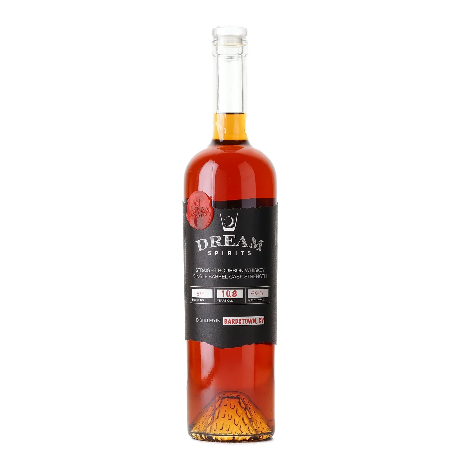 Dream Spirits Daryl's Dream Private Barrel Selection 10 Year Old, Bourbon Cask, Cask #514, Daryl's Dream, 70.3% whisky bottle