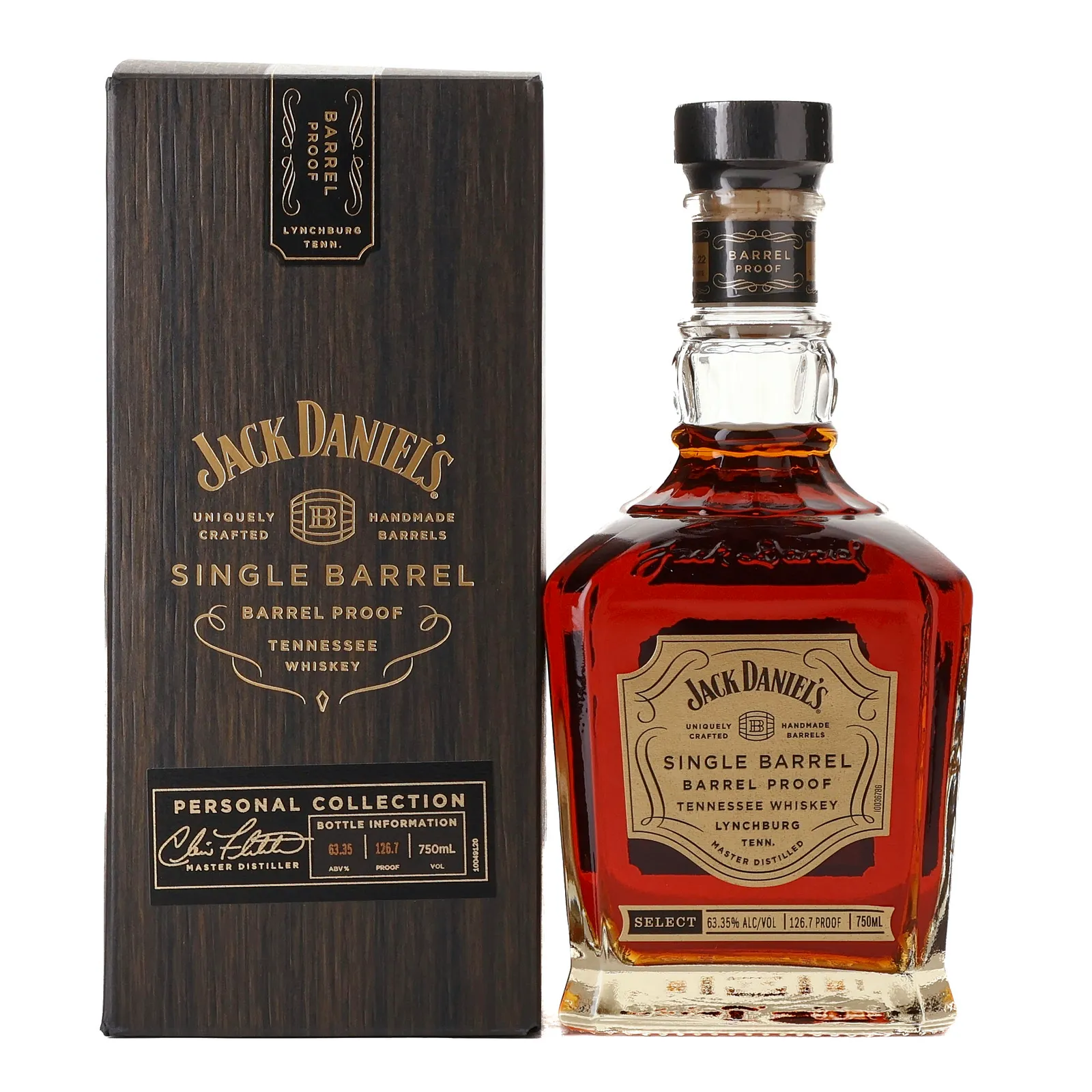Jack Daniel's Single Barrel Barrel Proof 'Off to Enjoy the Sunsets', 2022, 63.35% whisky bottle