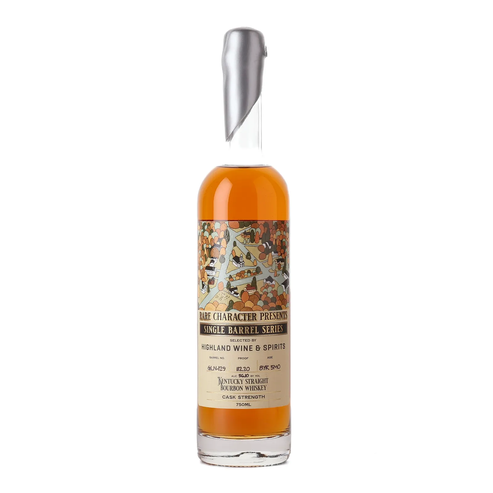 Rare Character Single Barrel Series 8 Year Old, New Charred Oak Cask, Cask #GLN-129, 2016, Rare Character, 56.1% whisky bottle