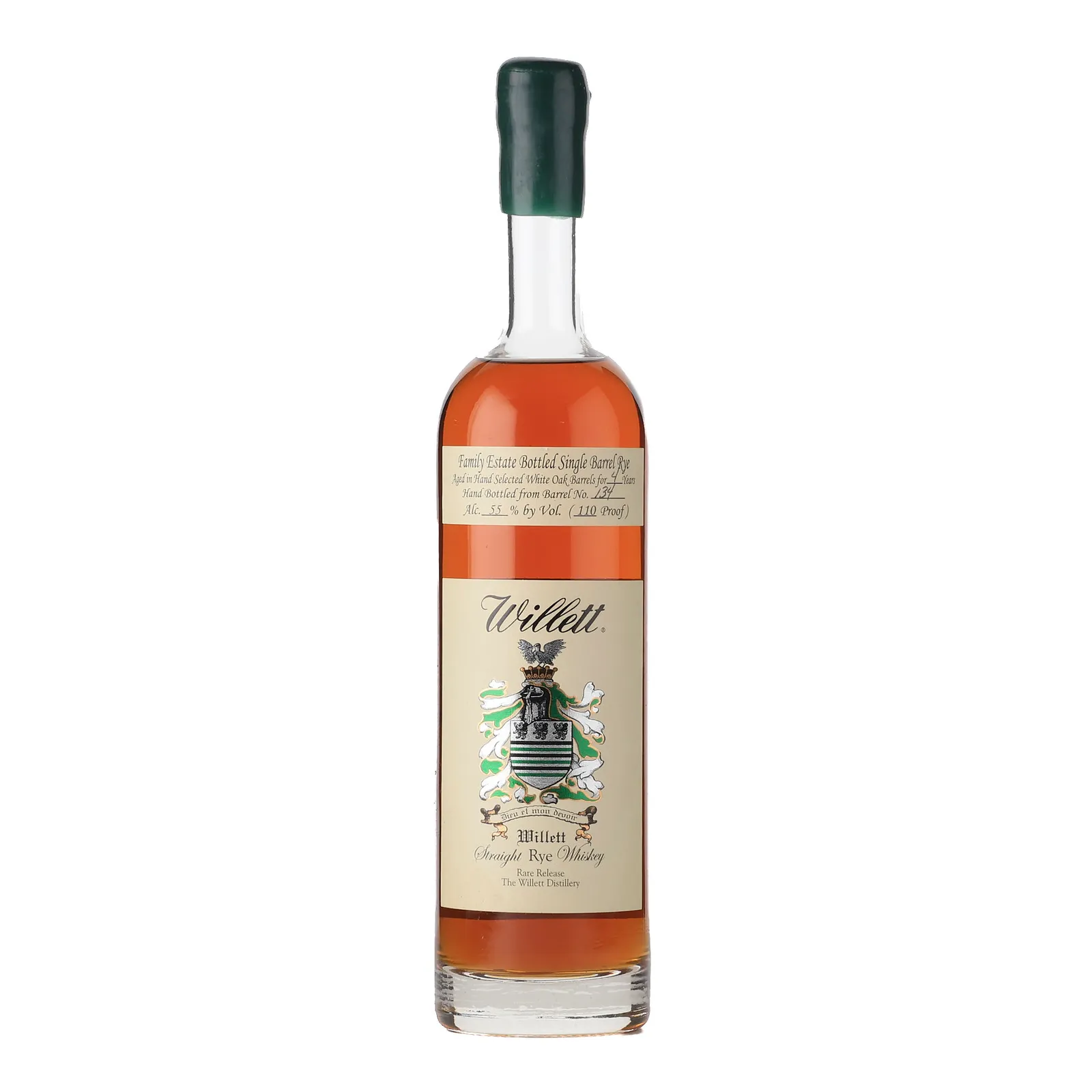 Willett Family Estate 4 Year Old, Cask #134, 55% whisky bottle
