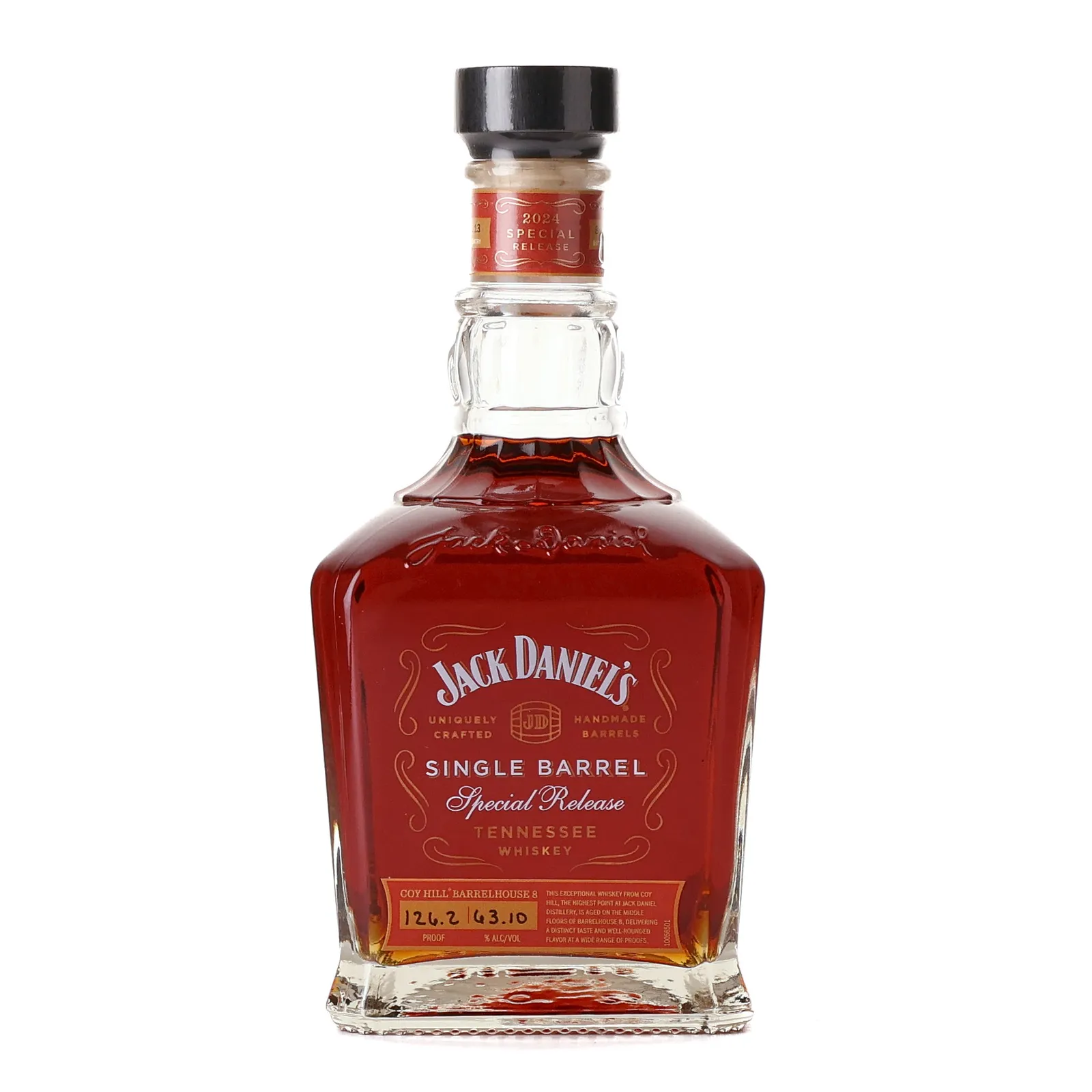 Jack Daniel's Coy Hill Barrelhouse 8 Single Barrel Special Release 11 Year Old, Cask #24-07237, 2024, 63.1% whisky bottle