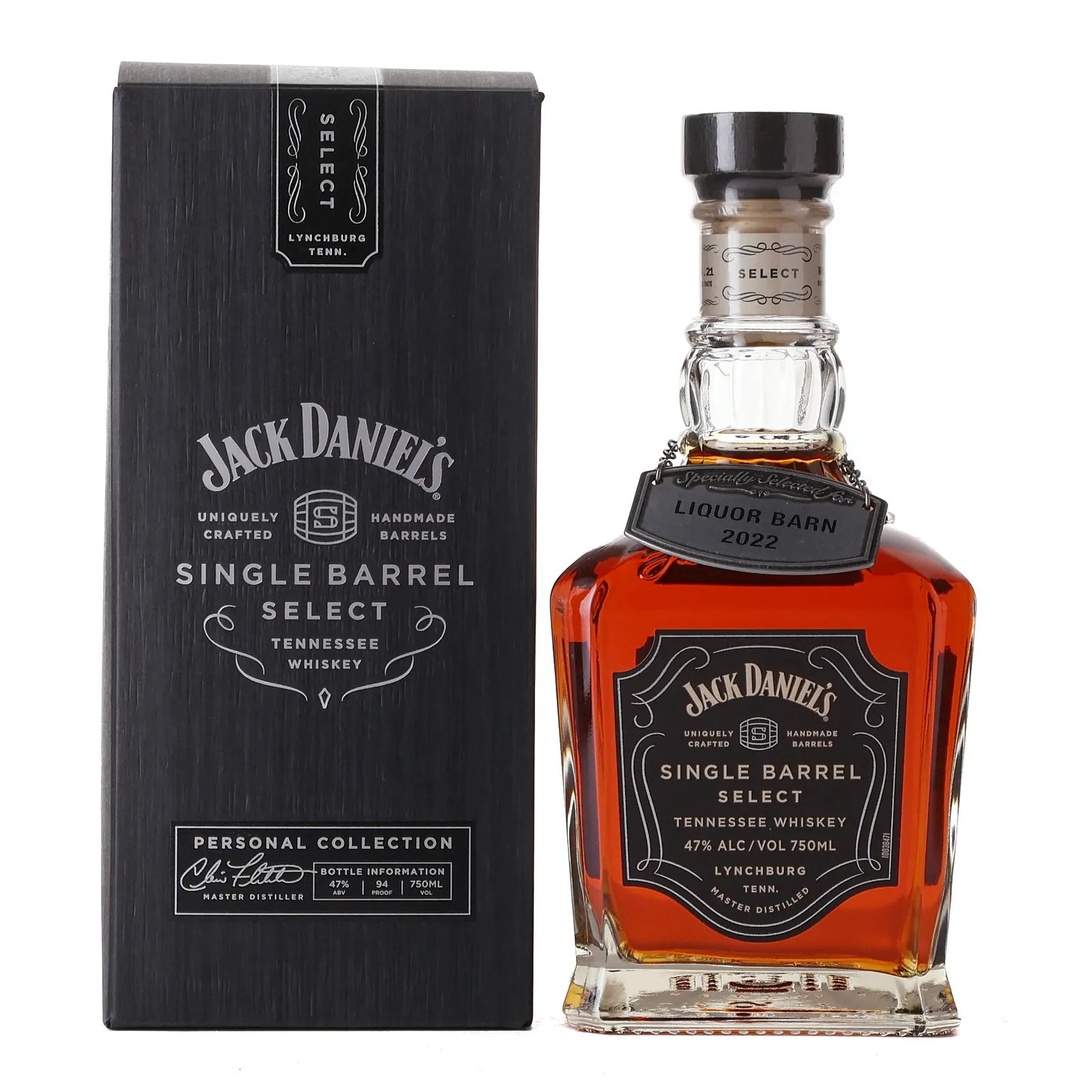 Jack Daniel's Single Barrel Select 'Liquor Barn', Cask #21-08460, 2021, 47% whisky bottle
