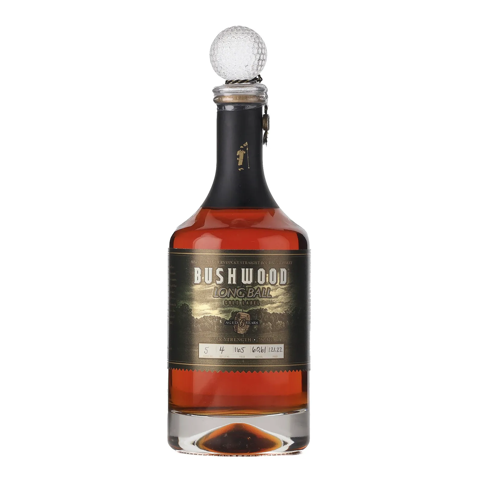 Bushwood Long Ball Gold Label 6 Year Old, Cask #5, 2022, 60.61% whisky bottle