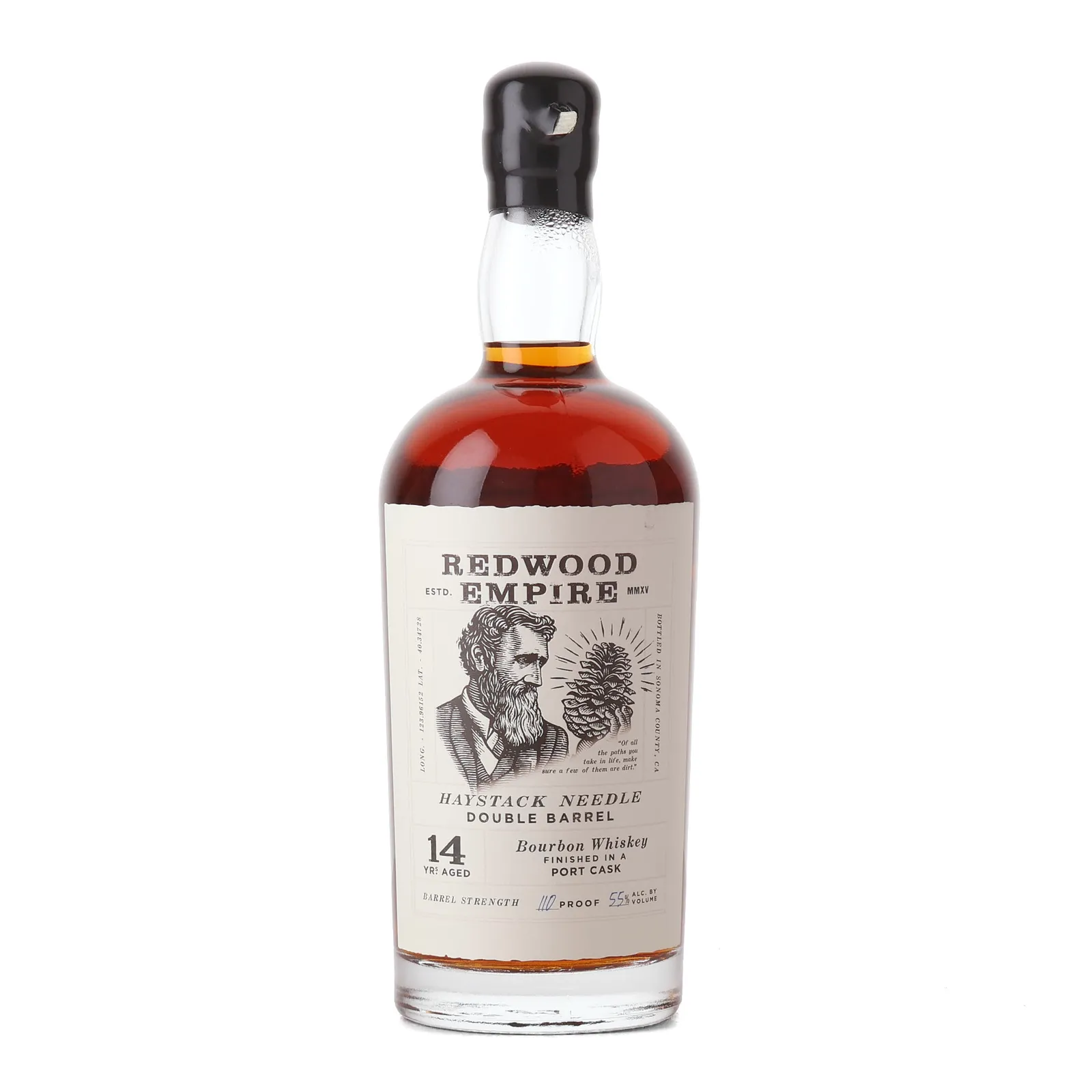 Redwood Empire Haystack Needle Double Barrel 14 Year Old, Port Cask, 2022, 55% whisky bottle