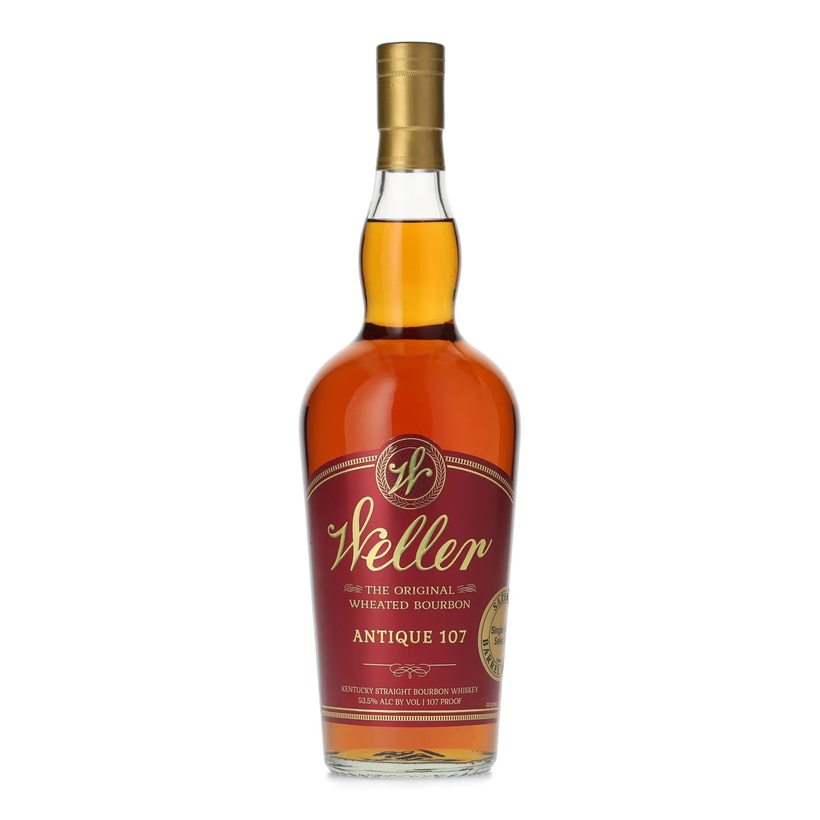W.L. Weller Antique 107 Single Barrel Selection, Cask #125, 2026, 53.5% whisky bottle