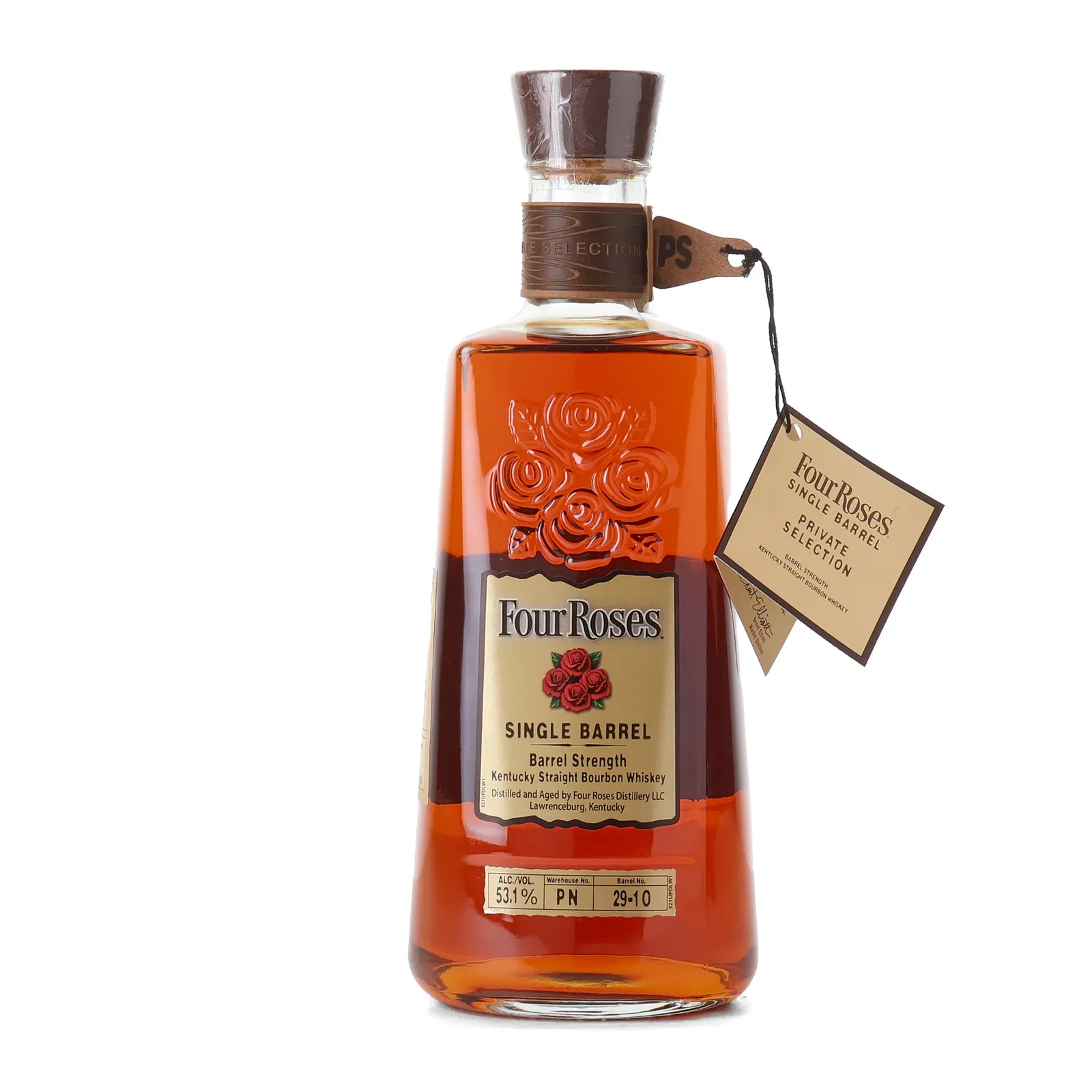 Four Roses Single Barrel Private Selection OBSO 10 Year Old, Cask #29-1 O, 2022, 53.1% whisky bottle