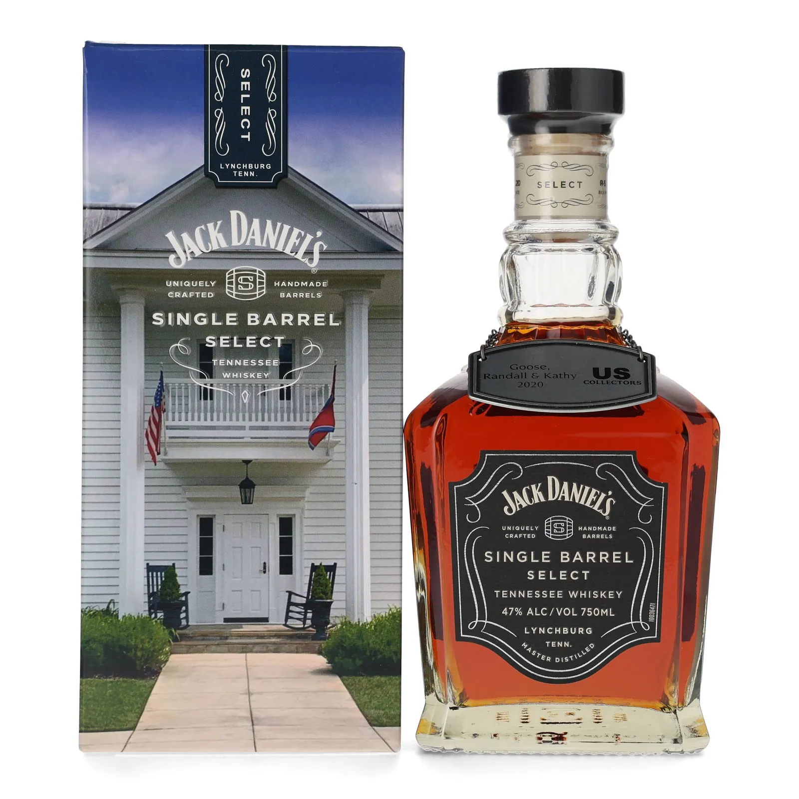 Jack Daniel's Single Barrel Select 'US Collectors' Private Barrel Selection, 2020, 47% whisky bottle