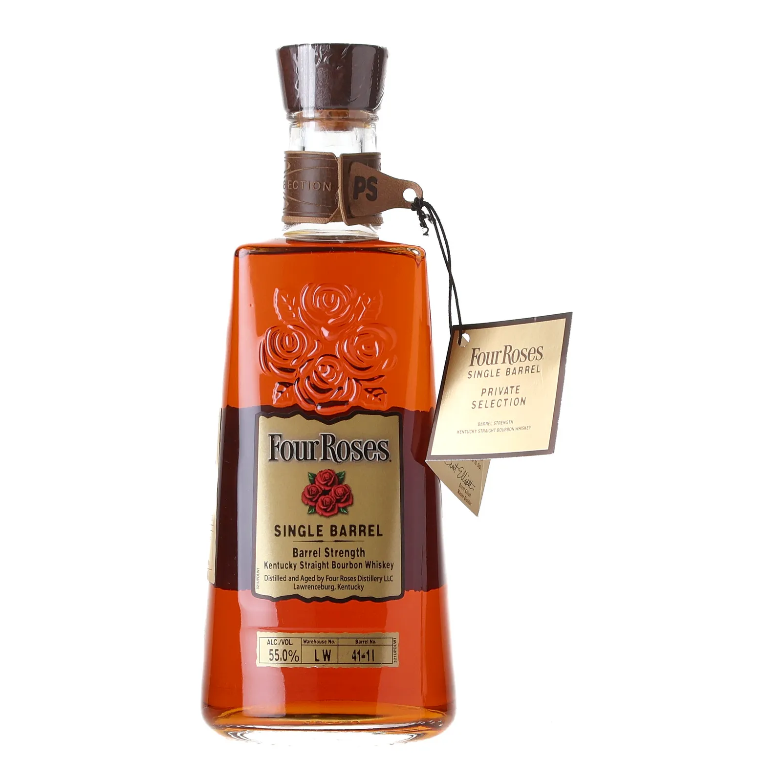 Four Roses Single Barrel Private Selection OESV 10 Year Old, Cask #41-1I, 2023, 55% whisky bottle