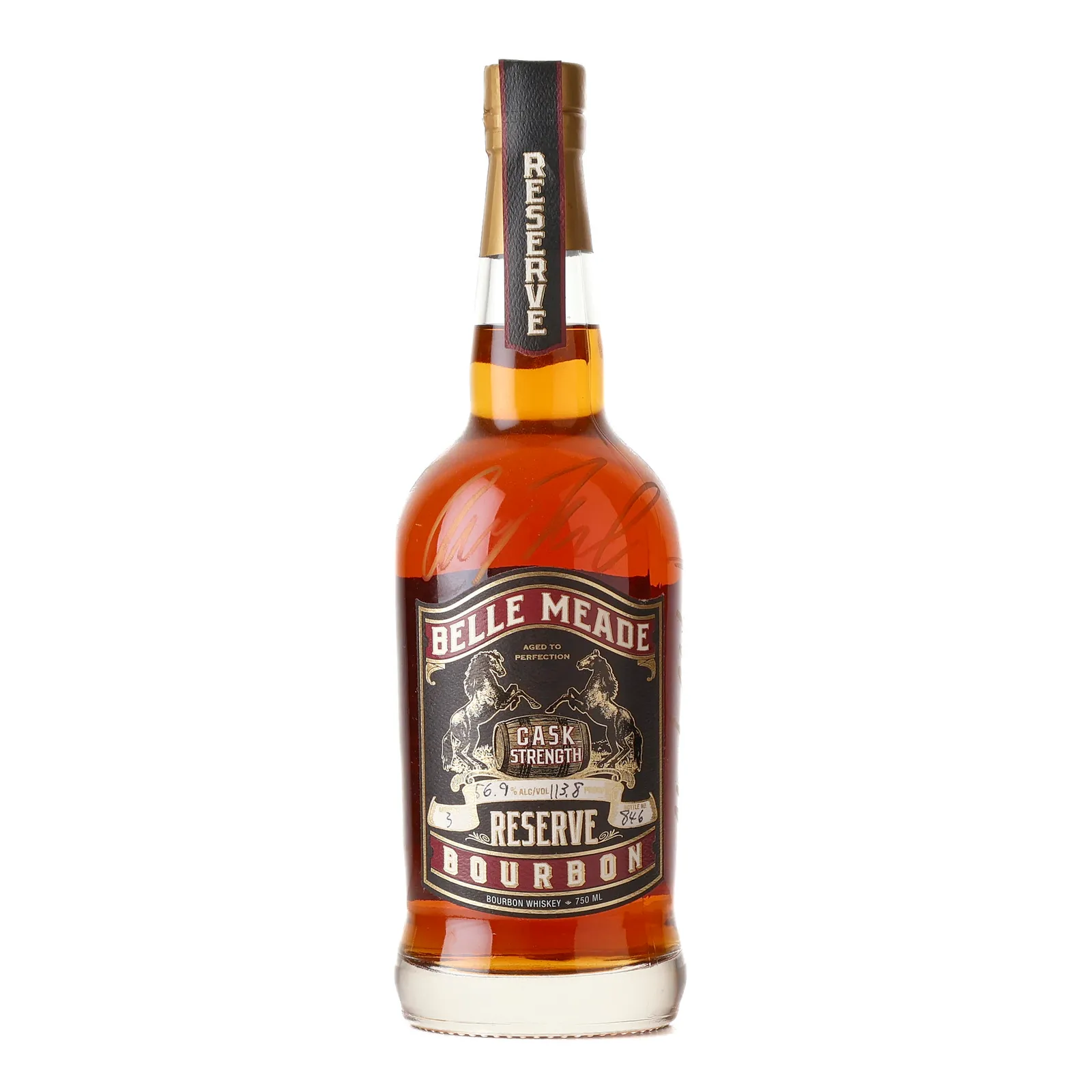 Belle Meade Reserve Cask Strength Bourbon, New Charred Oak Cask, Batch No. 18B, 56.9% whisky bottle