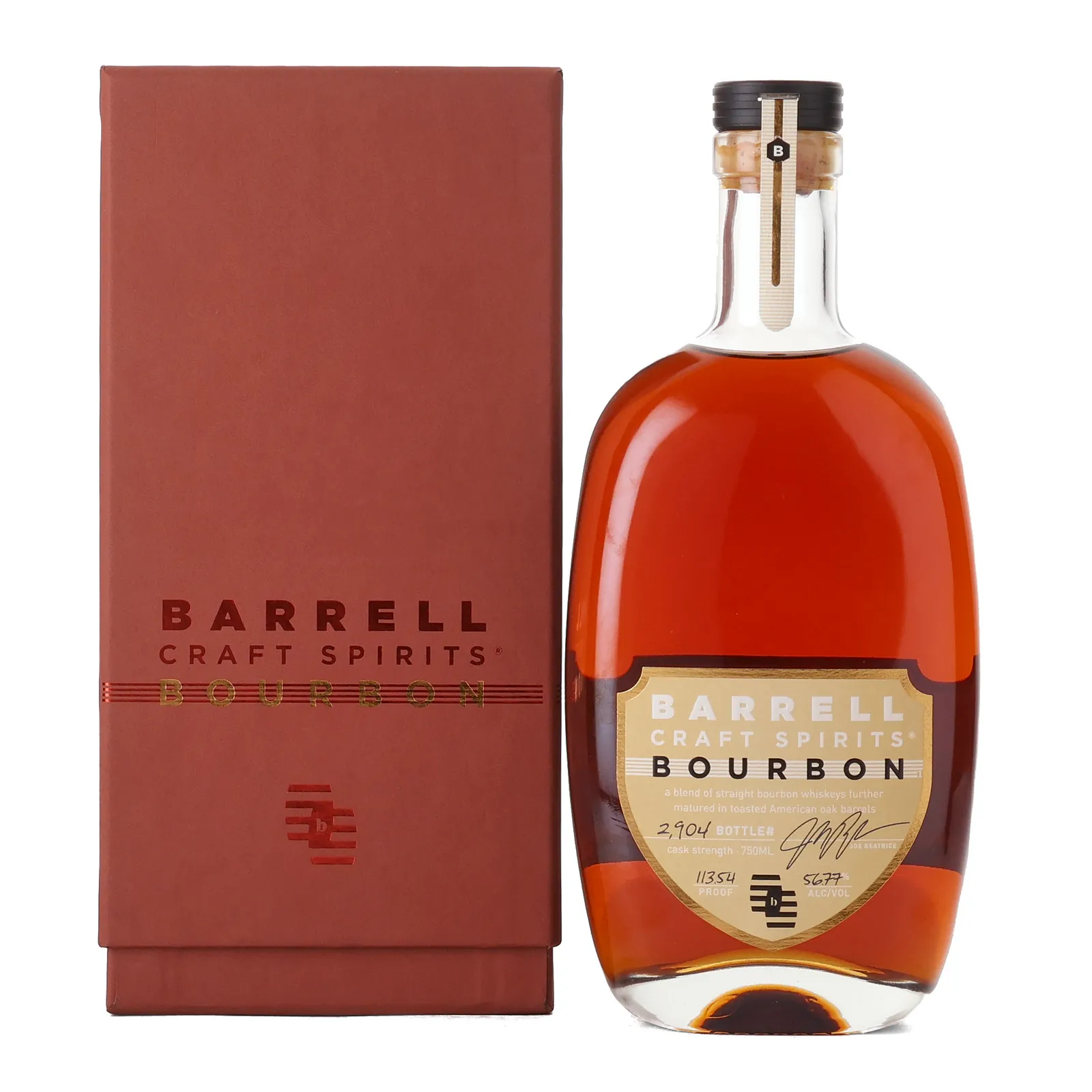 Barrell Craft Spirits Cask Strength Bourbon 13 Year Old, Toasted American Oak Cask, Barrell Craft Spirits, 56.77% whisky bottle