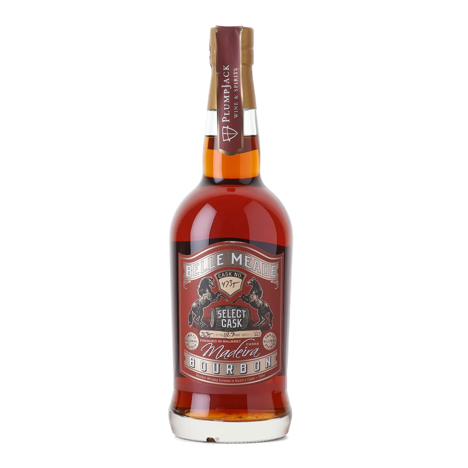 Belle Meade Madeira Cask Bourbon PlumpJack Private Barrel Selection, Madeira Cask, Cask #4735, 56.35% whisky bottle