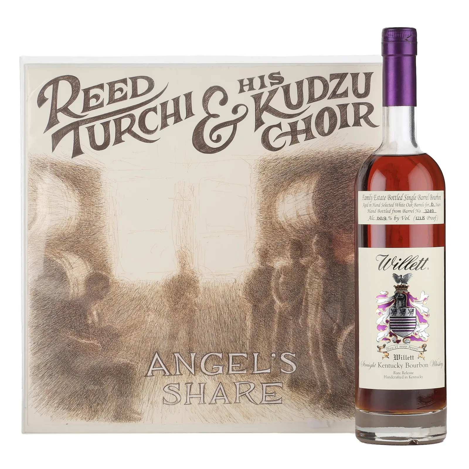 Willett Family Estate 'Angel's Share' Private Barrel Selection 6 Year Old, New Charred American Oak Cask, Cask #3249, 60.9% whisky bottle