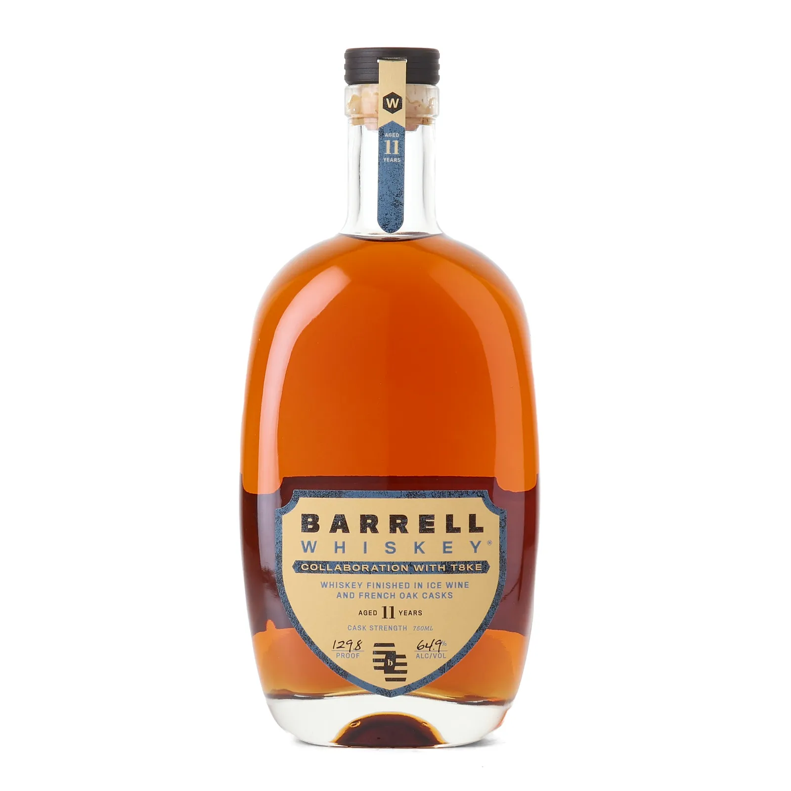 Barrell Craft Spirits Collaboration with T8KE 11 Year Old, French Oak & Ice Wine Cask, 2024, 64.9% whisky bottle