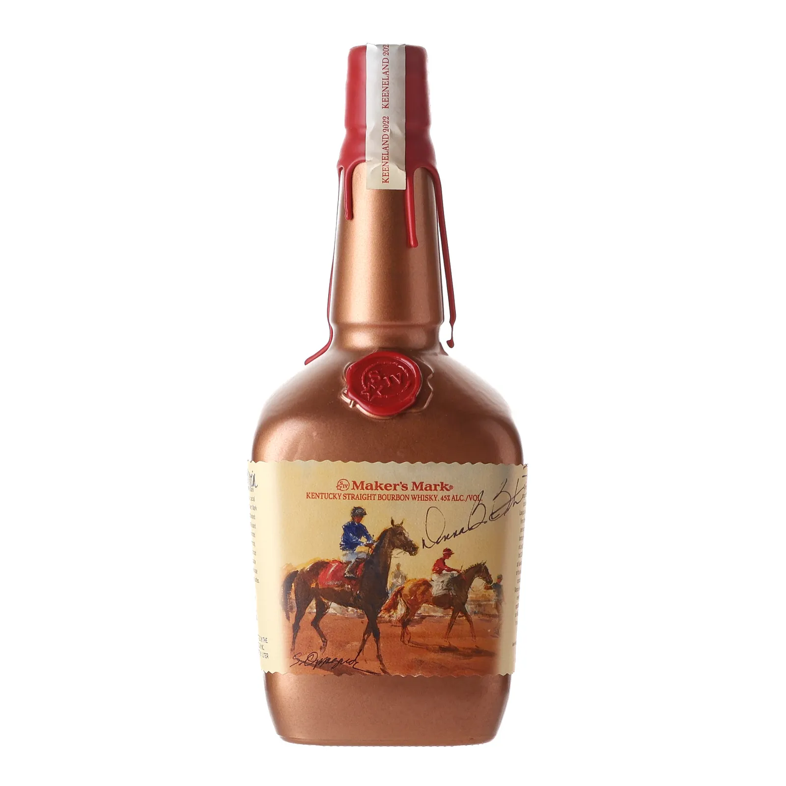 Maker's Mark Keeneland Bourbon, New Charred Oak Cask, 2022, 45% whisky bottle