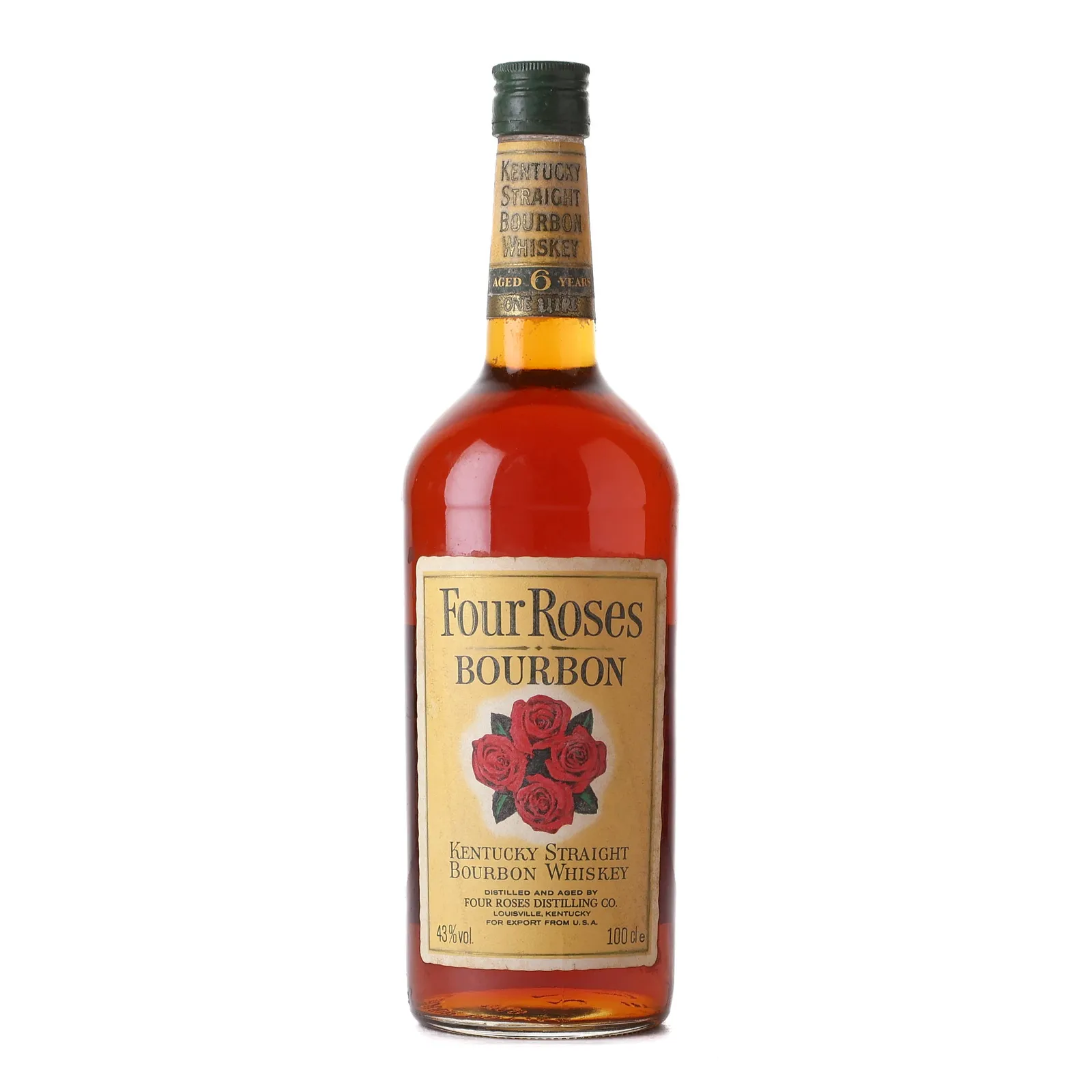 Four Roses Bourbon 6 Year Old, Japanese Export, 43% whisky bottle