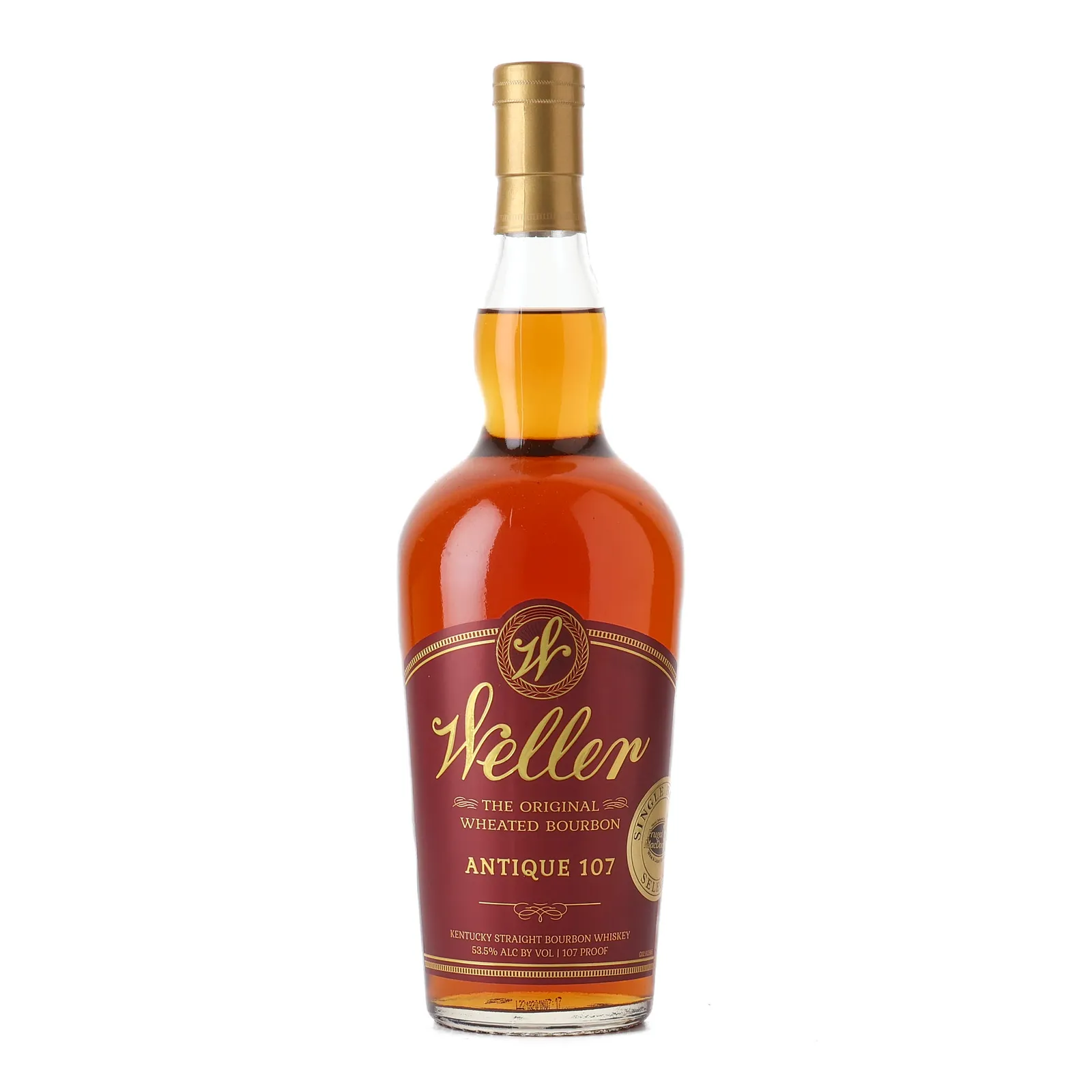 Weller Antique 107 Bourbon 'Frugal MacDoogal' Private Barrel Selection, New Charred Oak Cask, 2022, 53.5% whisky bottle