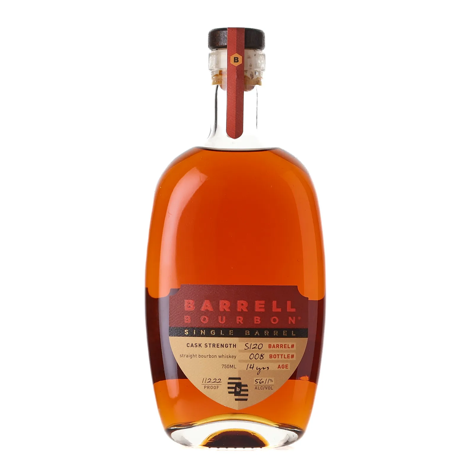 Barrell Bourbon 14 Year Old, Cask #S/20, 56.1% whisky bottle