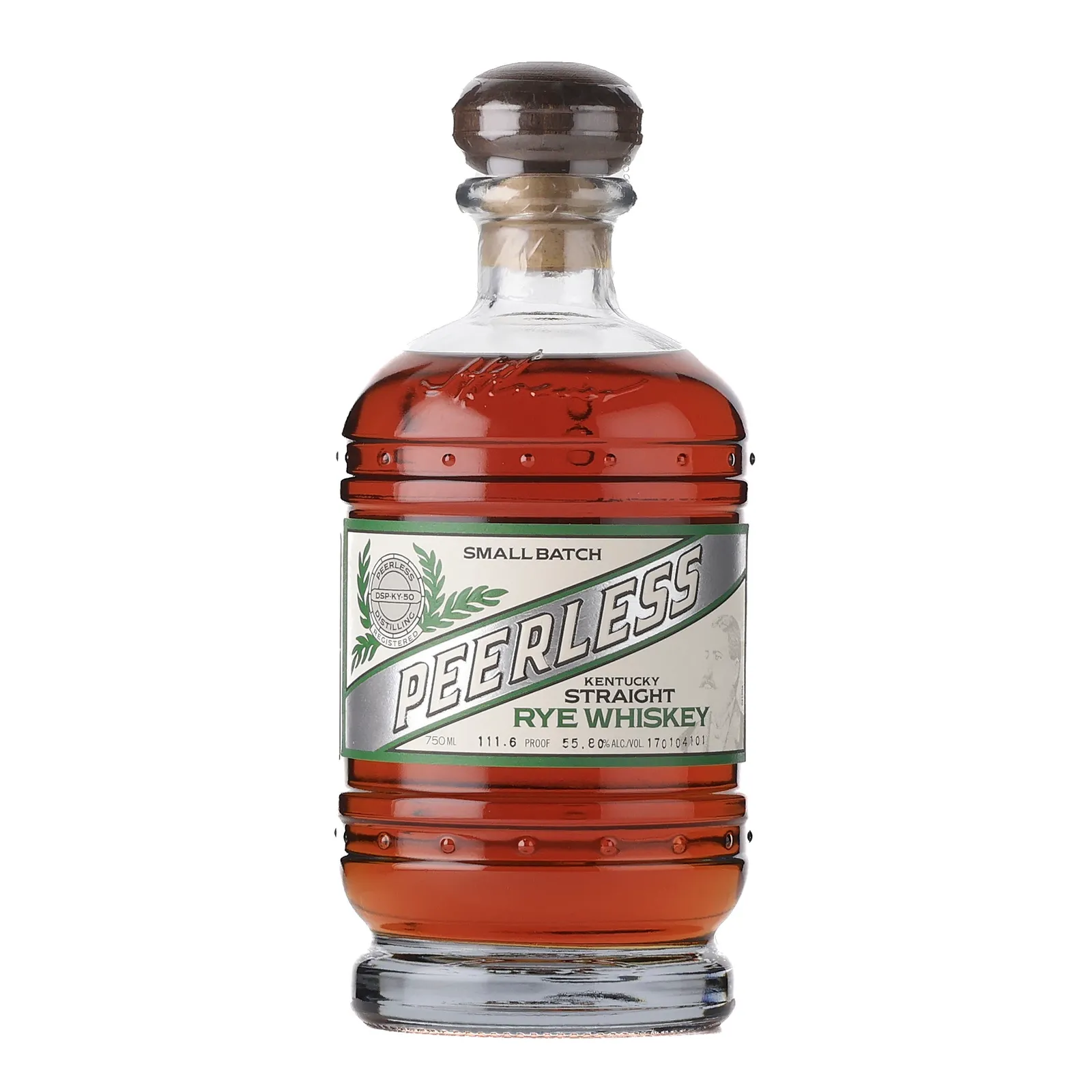 Peerless Rye 'In Loving Memory of Rye' Private Barrel Selection, Batch No. 170104101, 55.8% whisky bottle