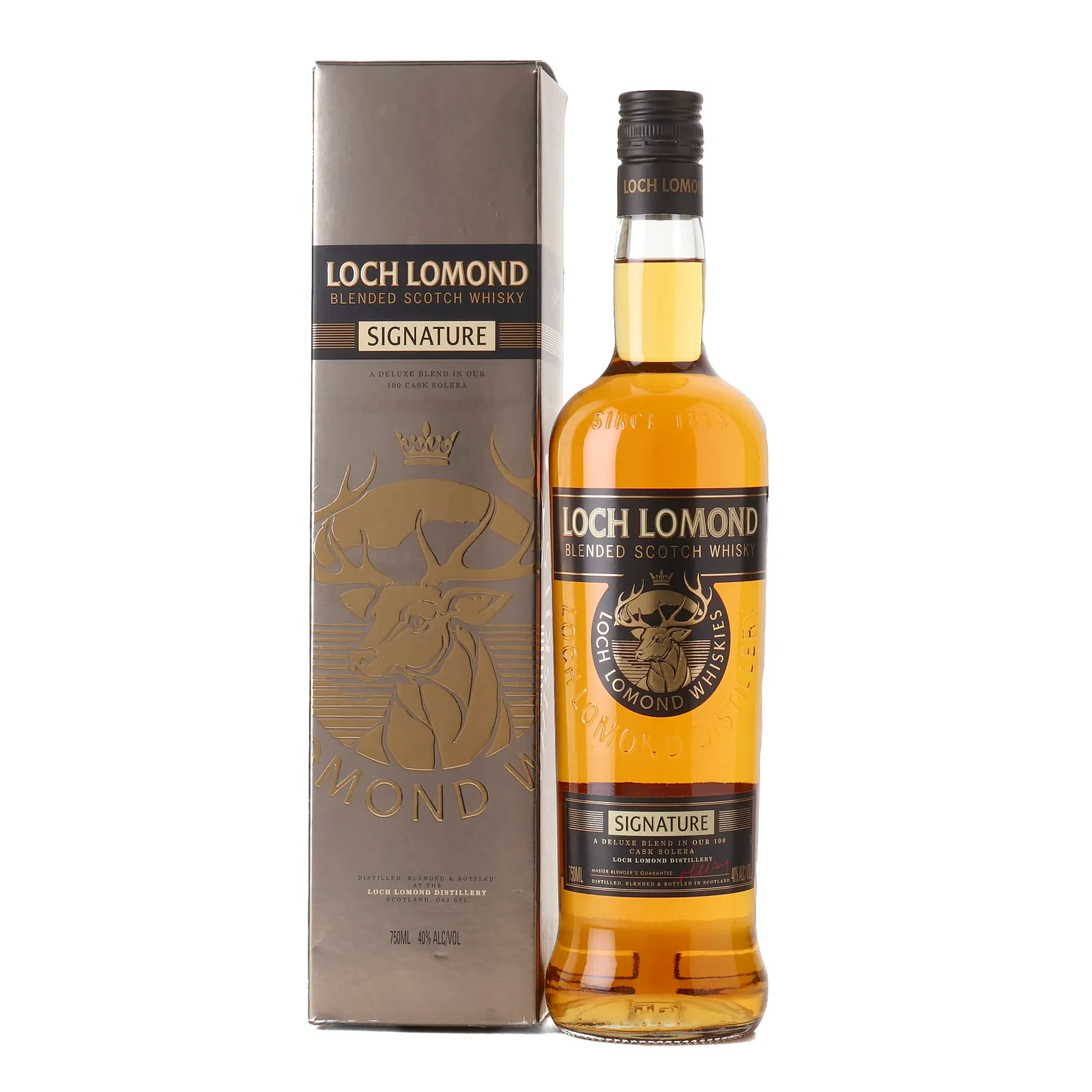 Loch Lomond Signature, American Oak & Sherry Cask, 40% whisky bottle