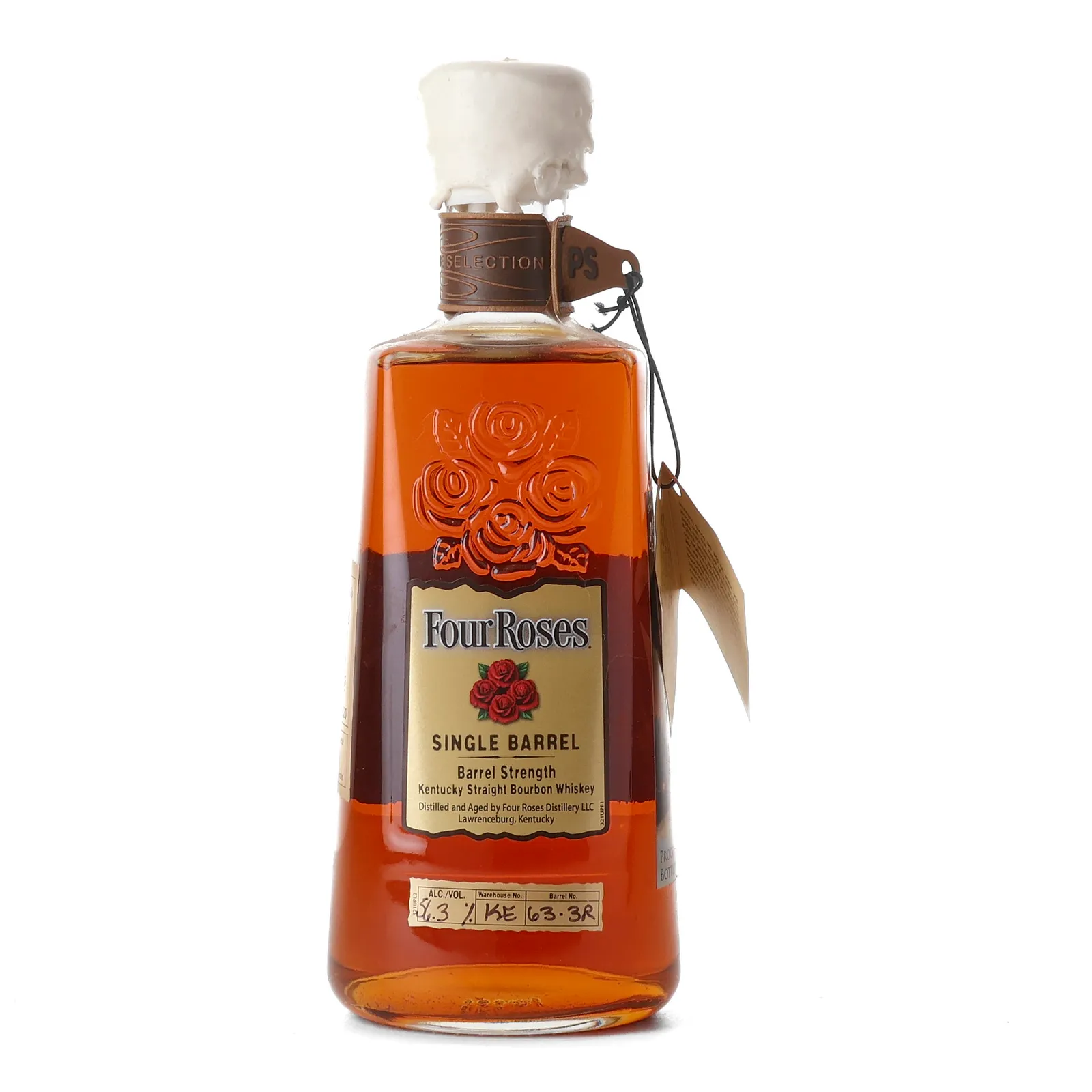 Four Roses Private Barrel Selection 9 Year Old, Cask #63-3R, 2020, 56.3% whisky bottle