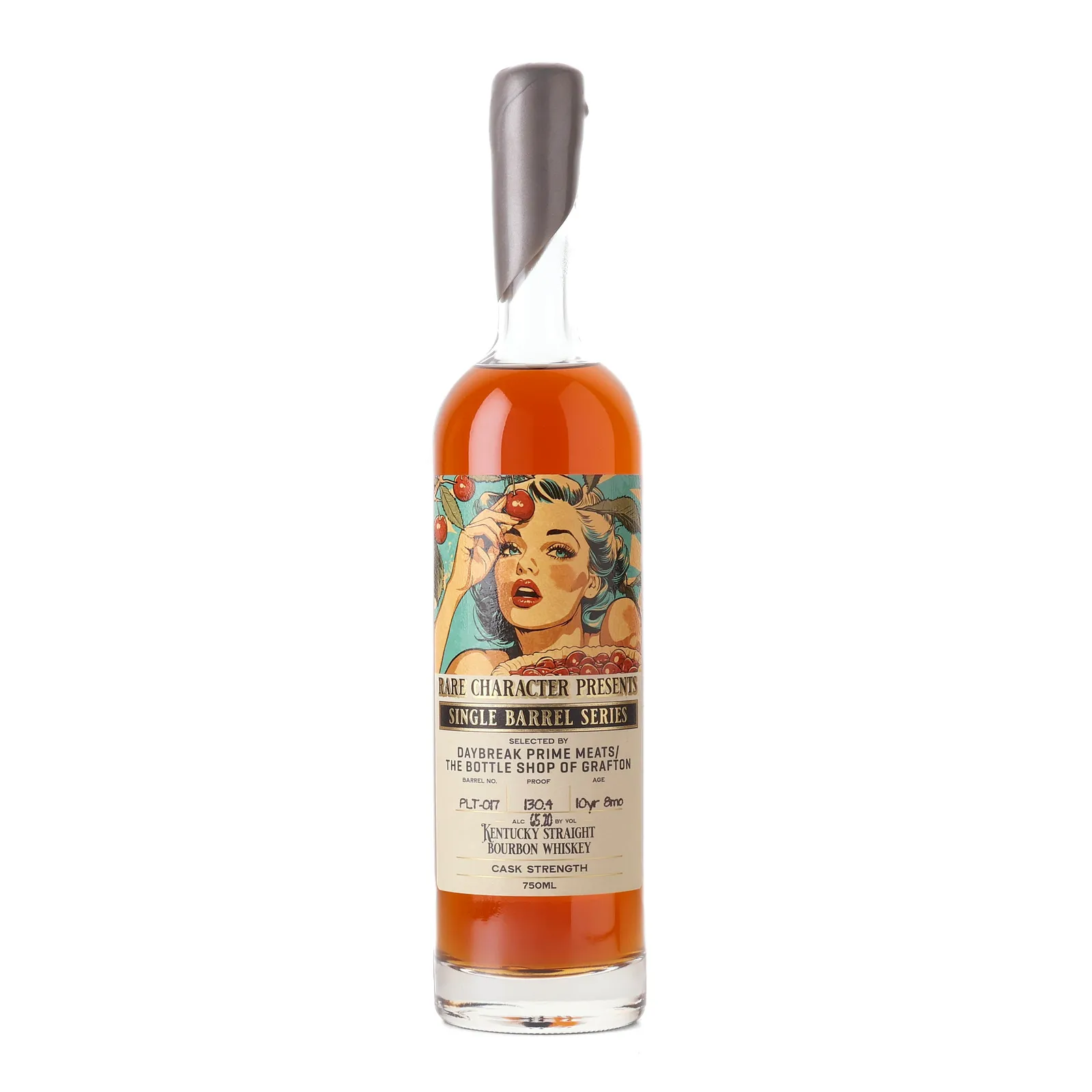 Rare Character Single Barrel Series 10 Year Old, New Charred Oak Cask, Cask #PLT-017, 2014, Rare Character Whiskey Co., 65.2% whisky bottle