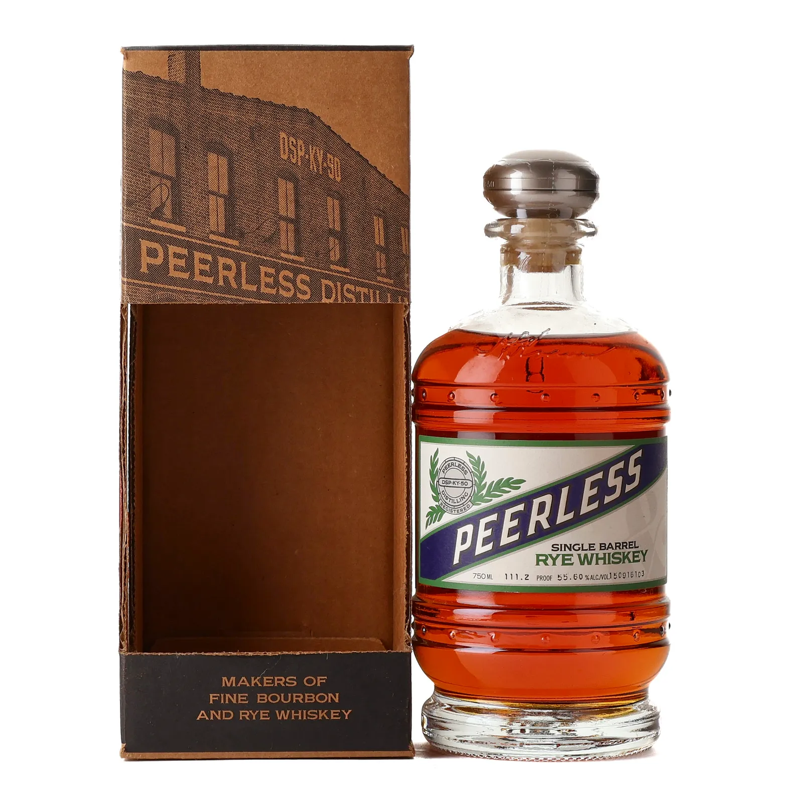 Peerless Copper Kings Private Barrel Selection, 55.6% whisky bottle