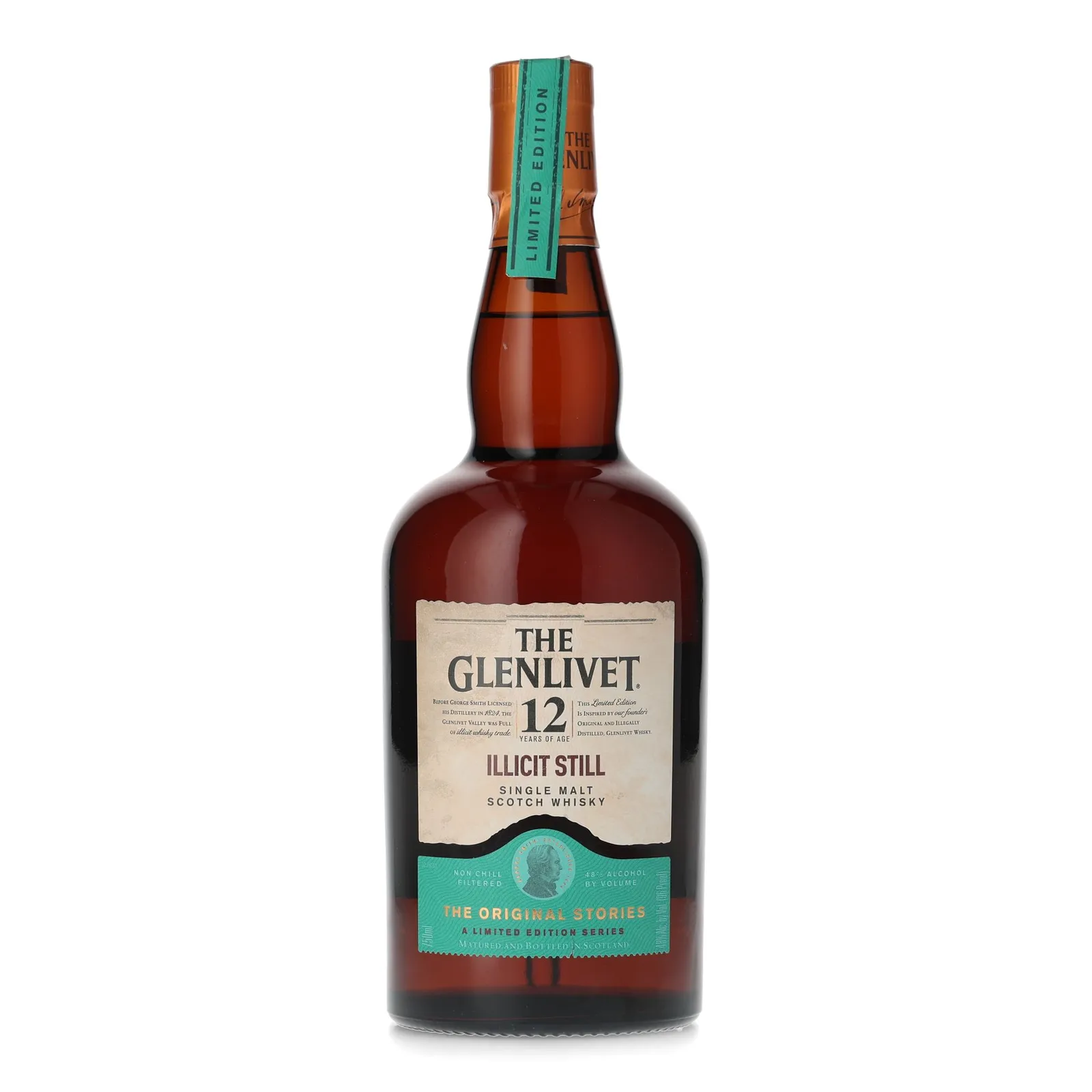 Glenlivet Illicit Still The Original Stories 12 Year Old, 2021, 48% whisky bottle