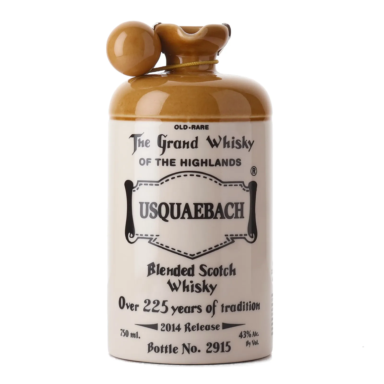 Usquaebach Old Rare, 2014, 43% whisky bottle
