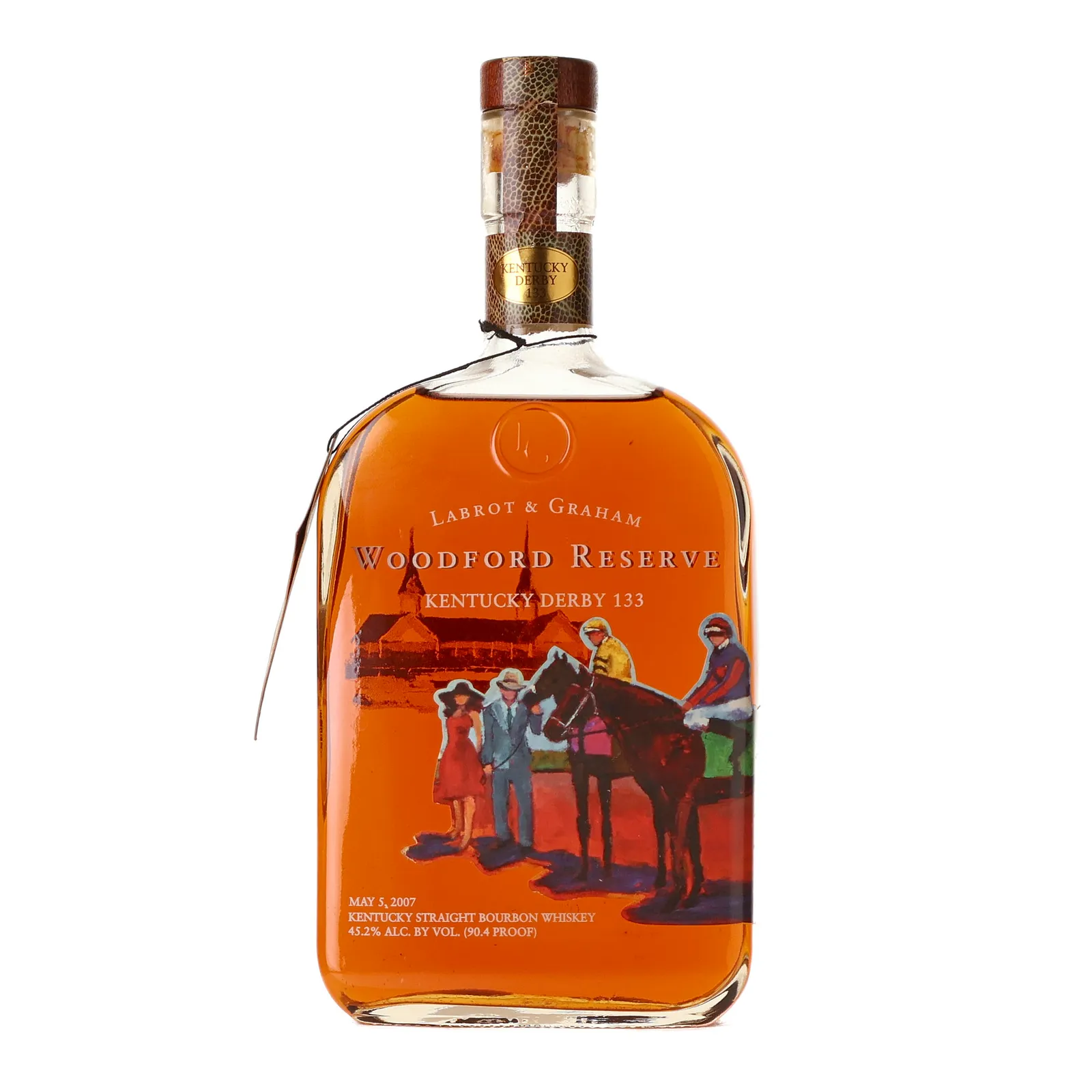 Woodford Reserve Kentucky Derby 133, 2007, 45.2% whisky bottle