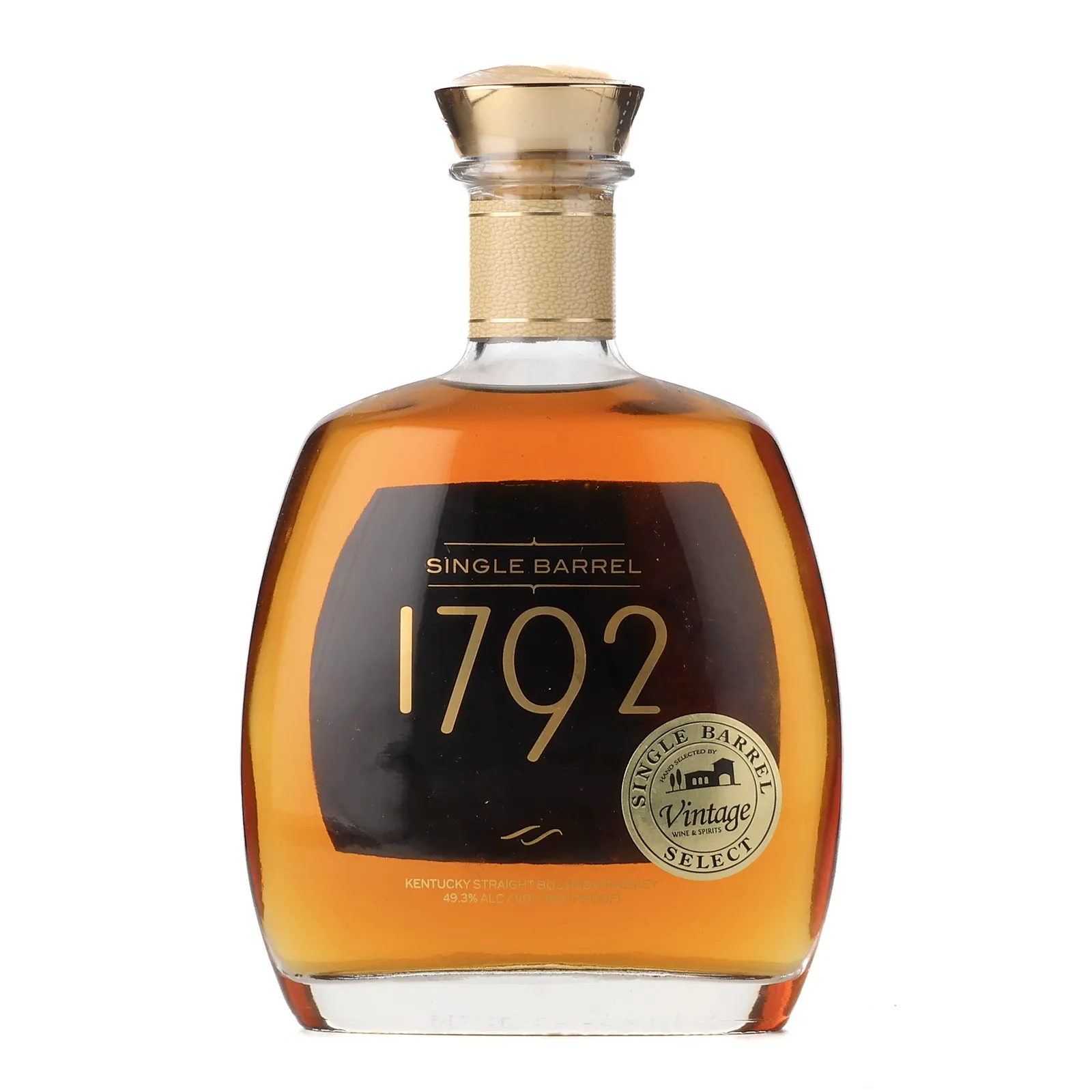 1792 Single Barrel Vintage Wine & Spirits Private Barrel Selection, 2018, 49.3% whisky bottle
