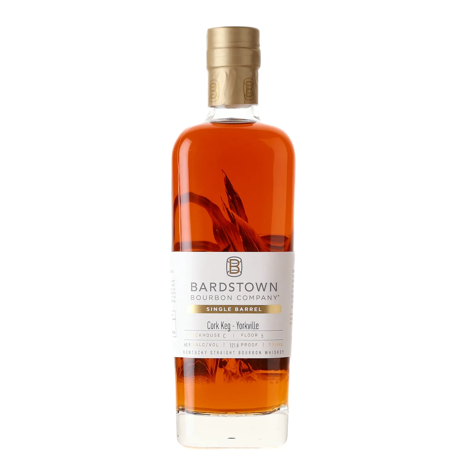 Bardstown Bourbon Company Single Barrel Cork Keg - Yorkville 6 Year Old, Bourbon Cask, 60.9% whisky bottle