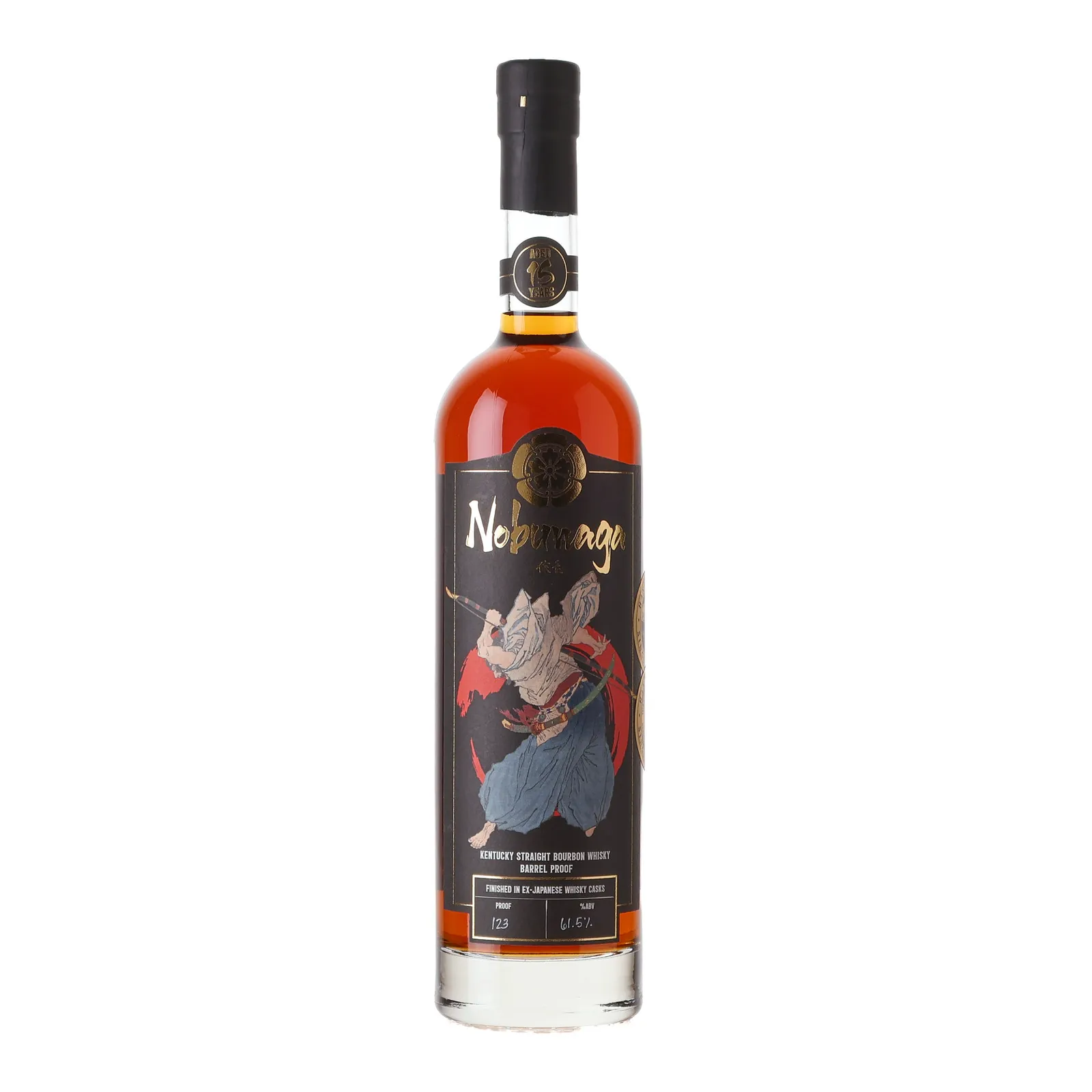 Mugen Spirit Shogun Series: Nobunaga Barrel Proof 15 Year Old, Ex-Japanese Whisky Cask, 61.5% whisky bottle