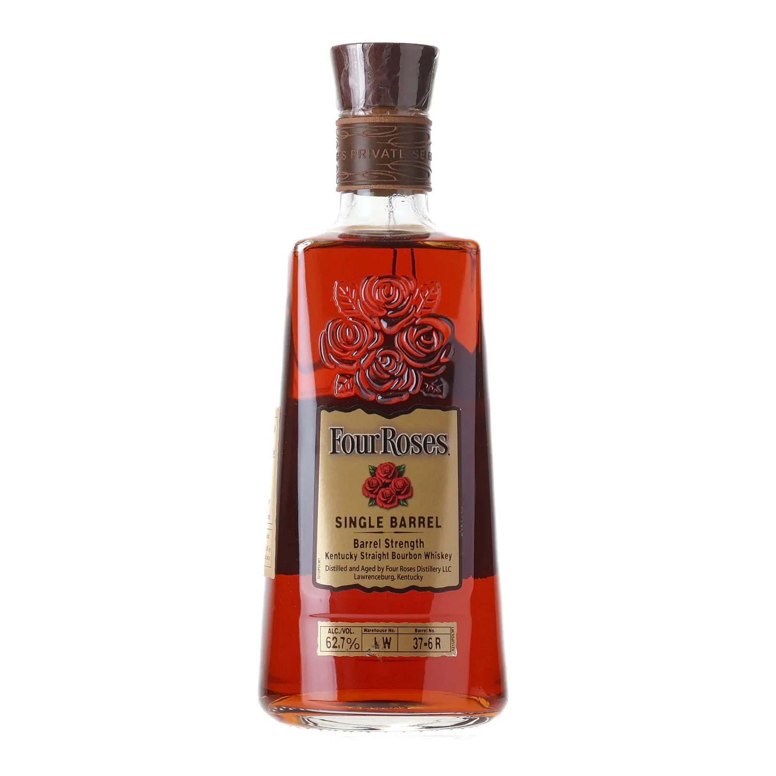 Four Roses Single Barrel Barrel Strength OESK 'Liquor Outlet' 9 Year Old, Cask #37-6R, 62.7% whisky bottle